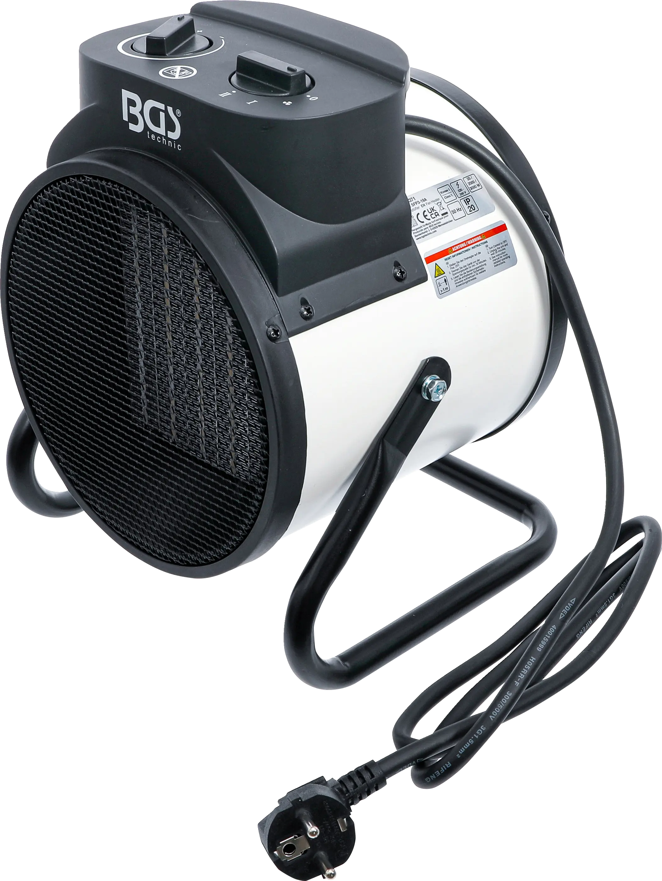 Ventilateur chauffant | électrique | 3 kW