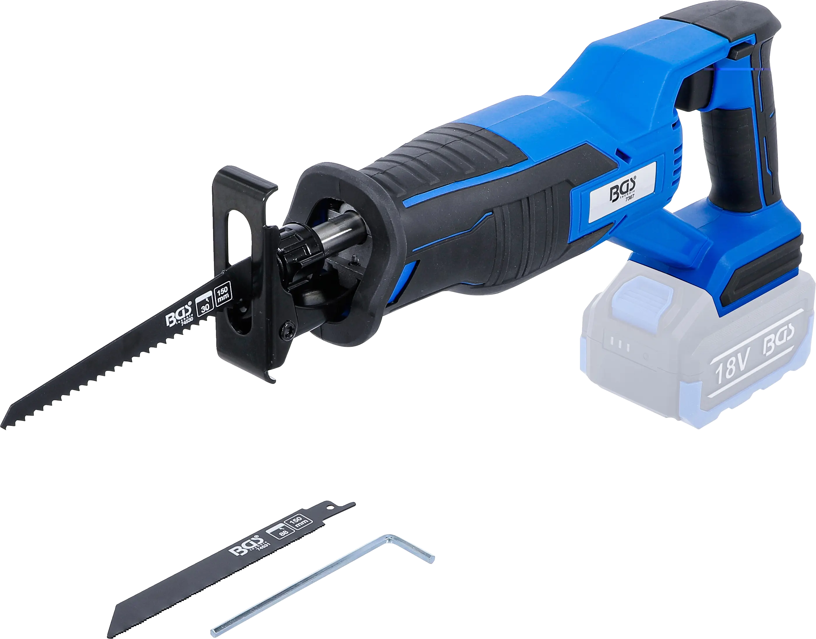 Scie sabre sur batterie | sans balais | 18 V | sans batterie