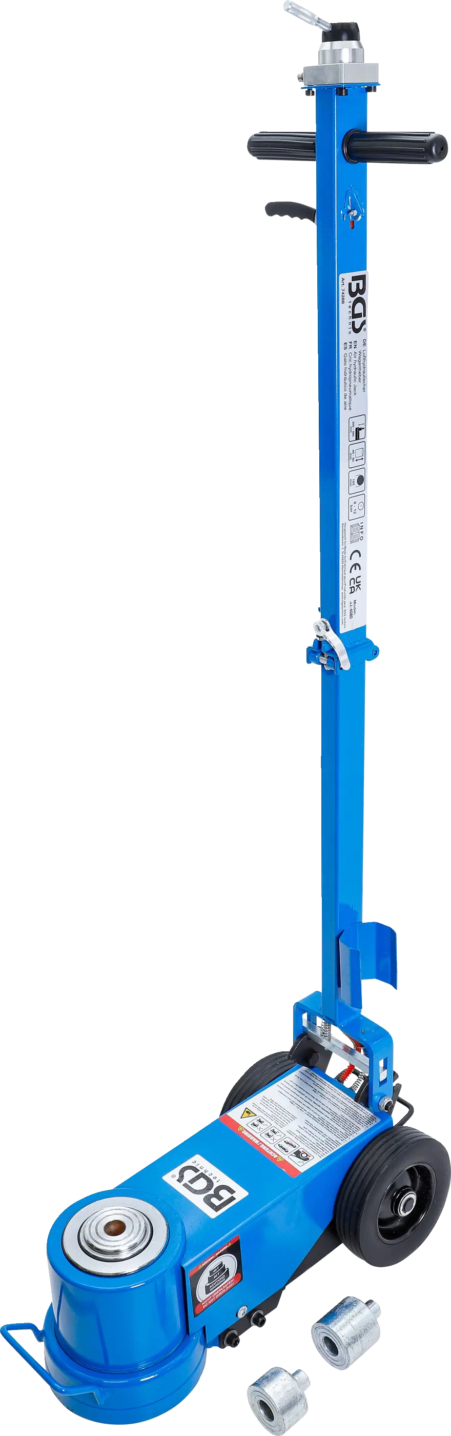 Cric | hydraulique-pneumatique | mobile | 40 / 80 t