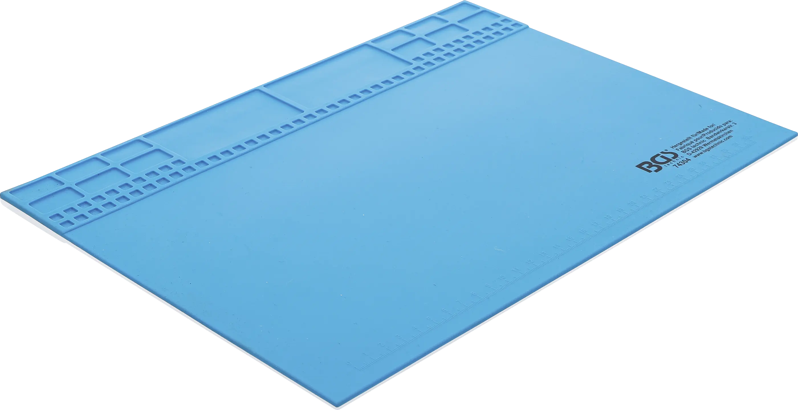 Tapis de travail siliconé | magnétique | 350 x 245 x 3 mm