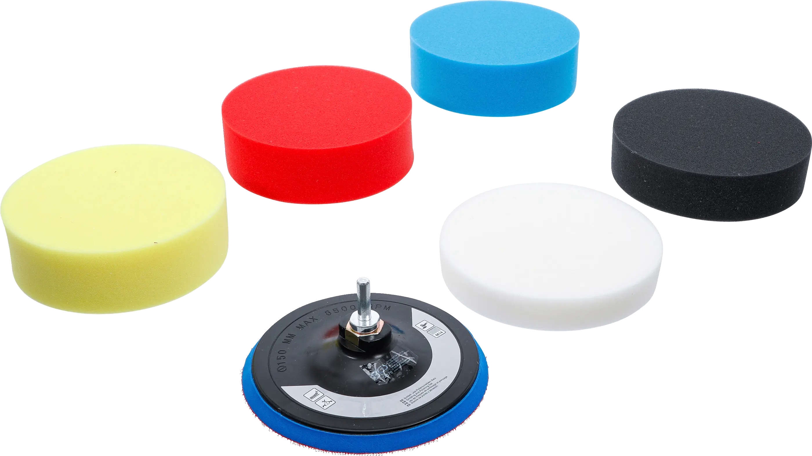 Jeu de tampons de polissage | Ø 150 mm | 6 pièces