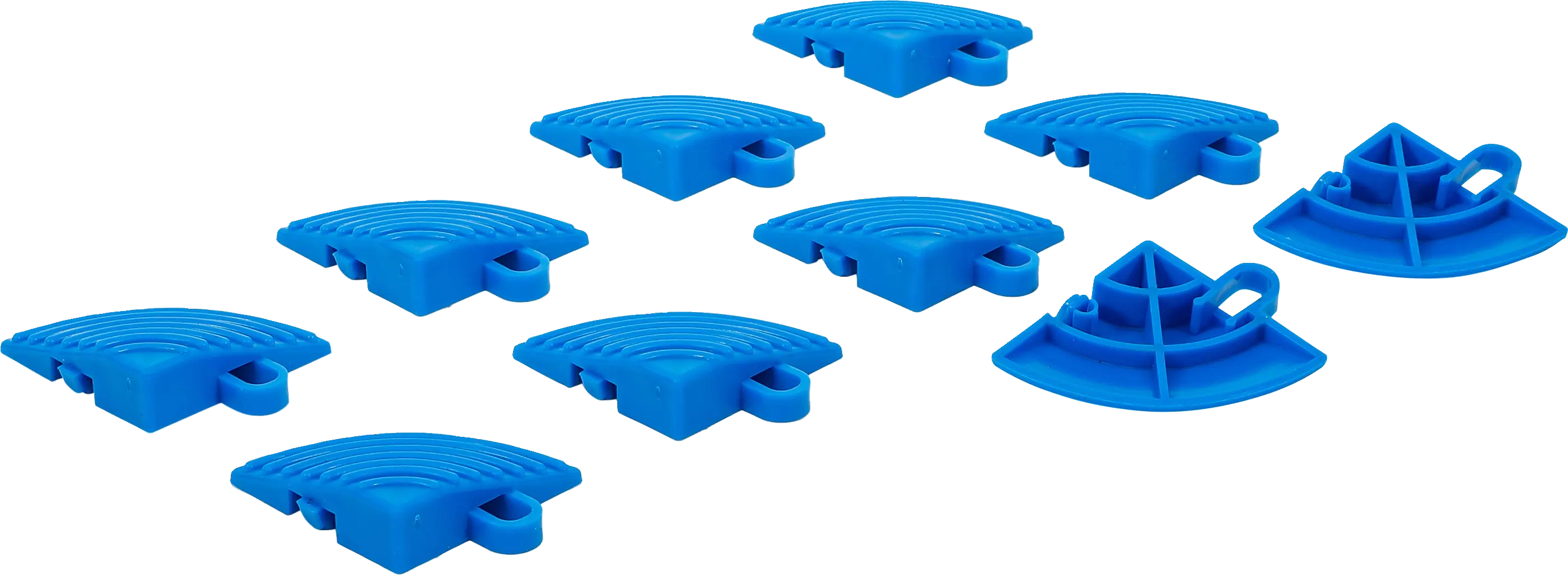 Kit d’éléments d’angle de carreaux en plastique | système de clic | 57 x 57 x 18 mm | 10 pcs.