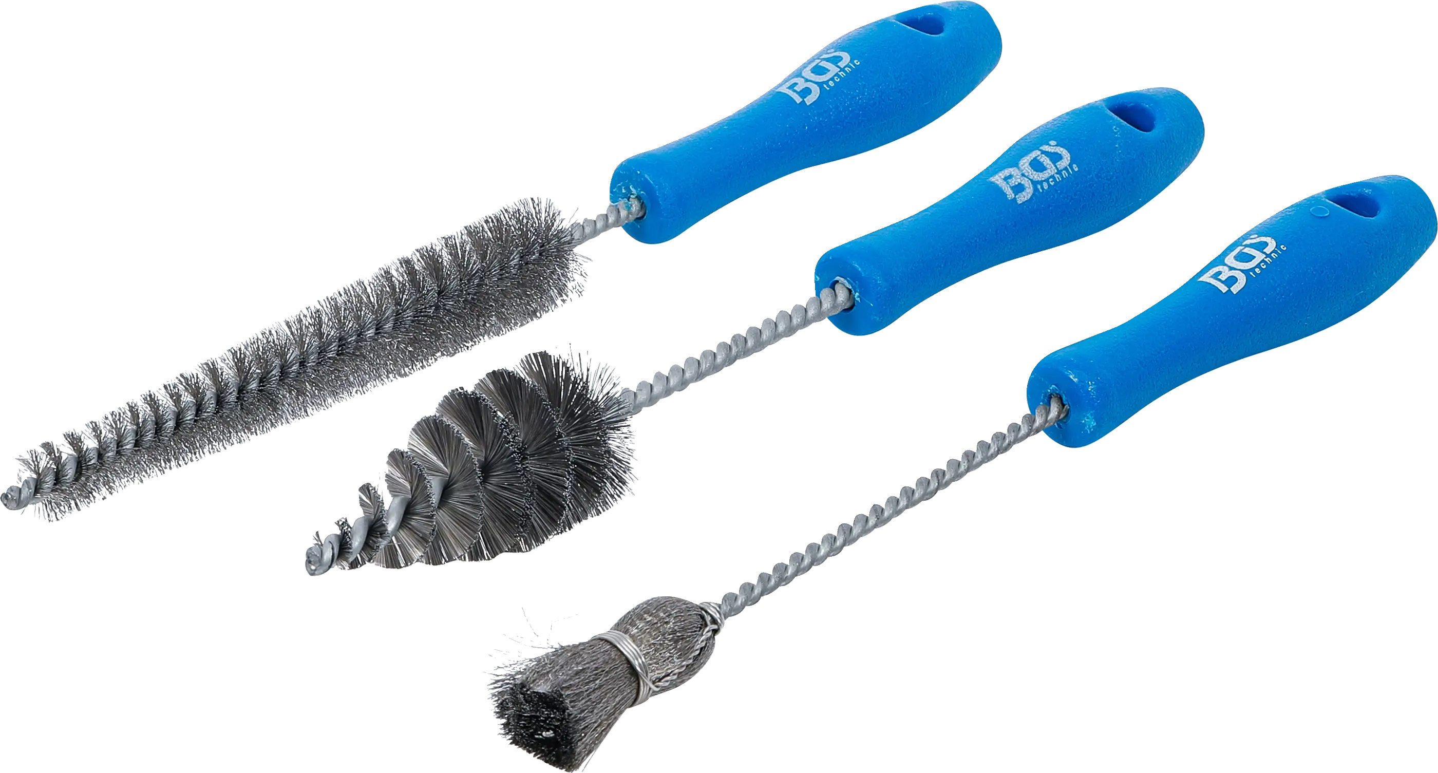 Jeu de brosses de nettoyage d’injecteur diesel | 3 pcs.
