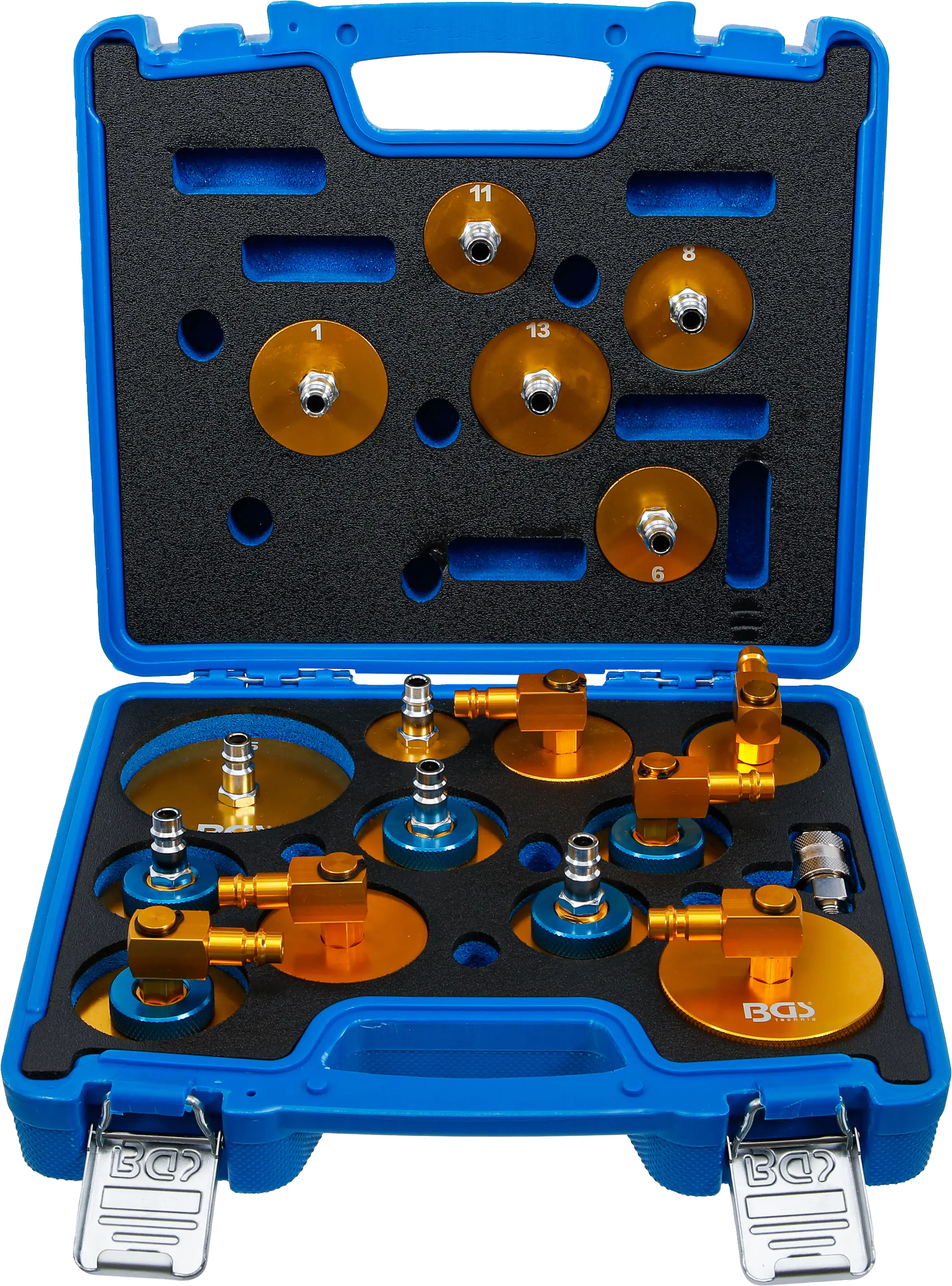 Jeu d’adaptateurs pour purgeur de frein | 17 pcs.