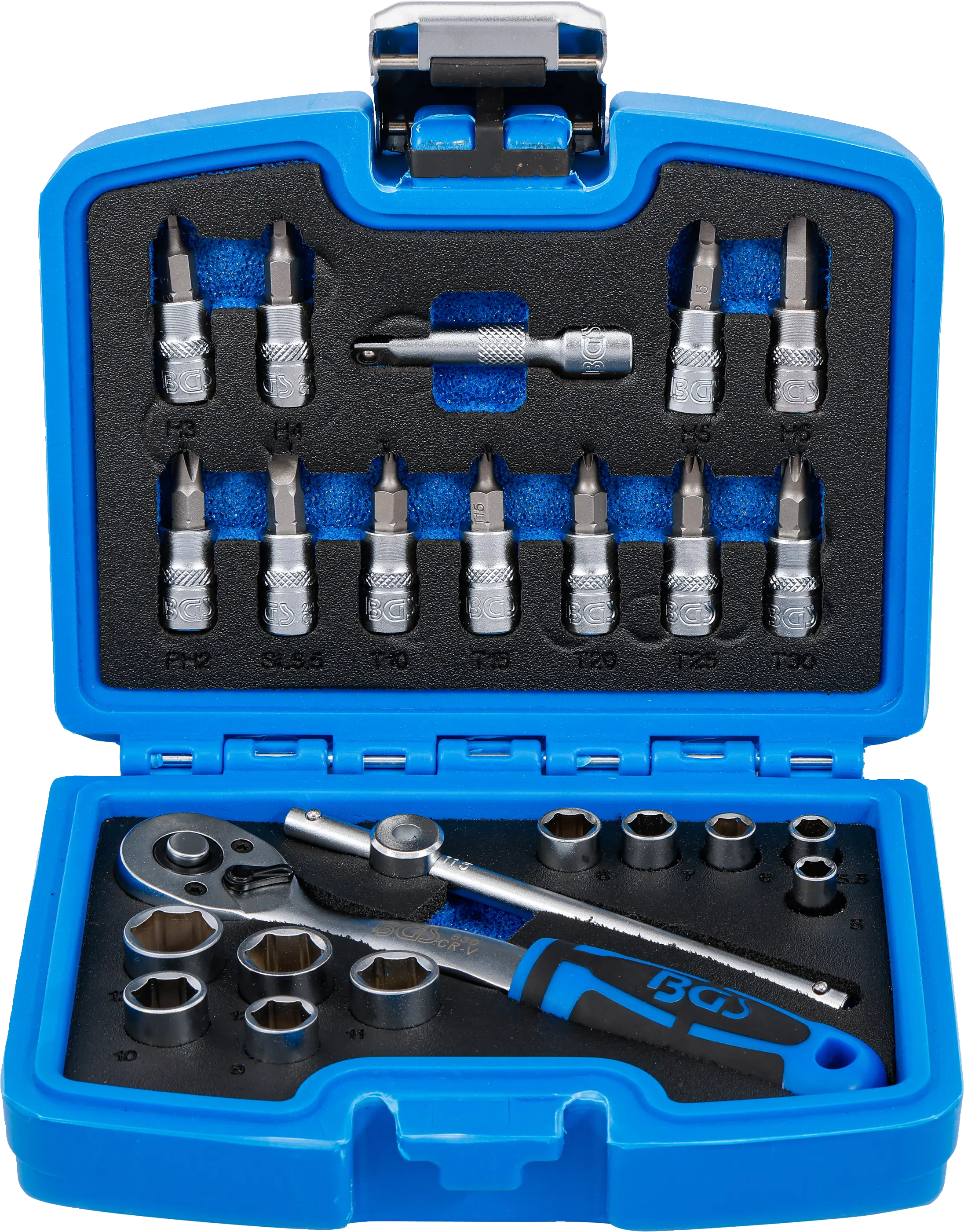 Steckschlüssel-Satz | Antrieb 6,3 mm (1/4") | 24-tlg.