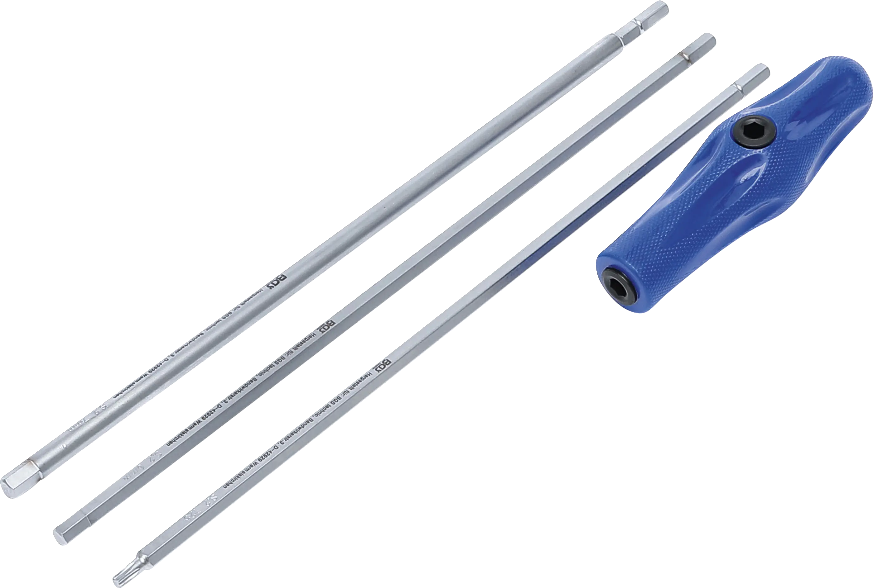 Jeu de tournevis de spéclial | Profil T (pour Torx) | six pans intérieurs | 4 pièces