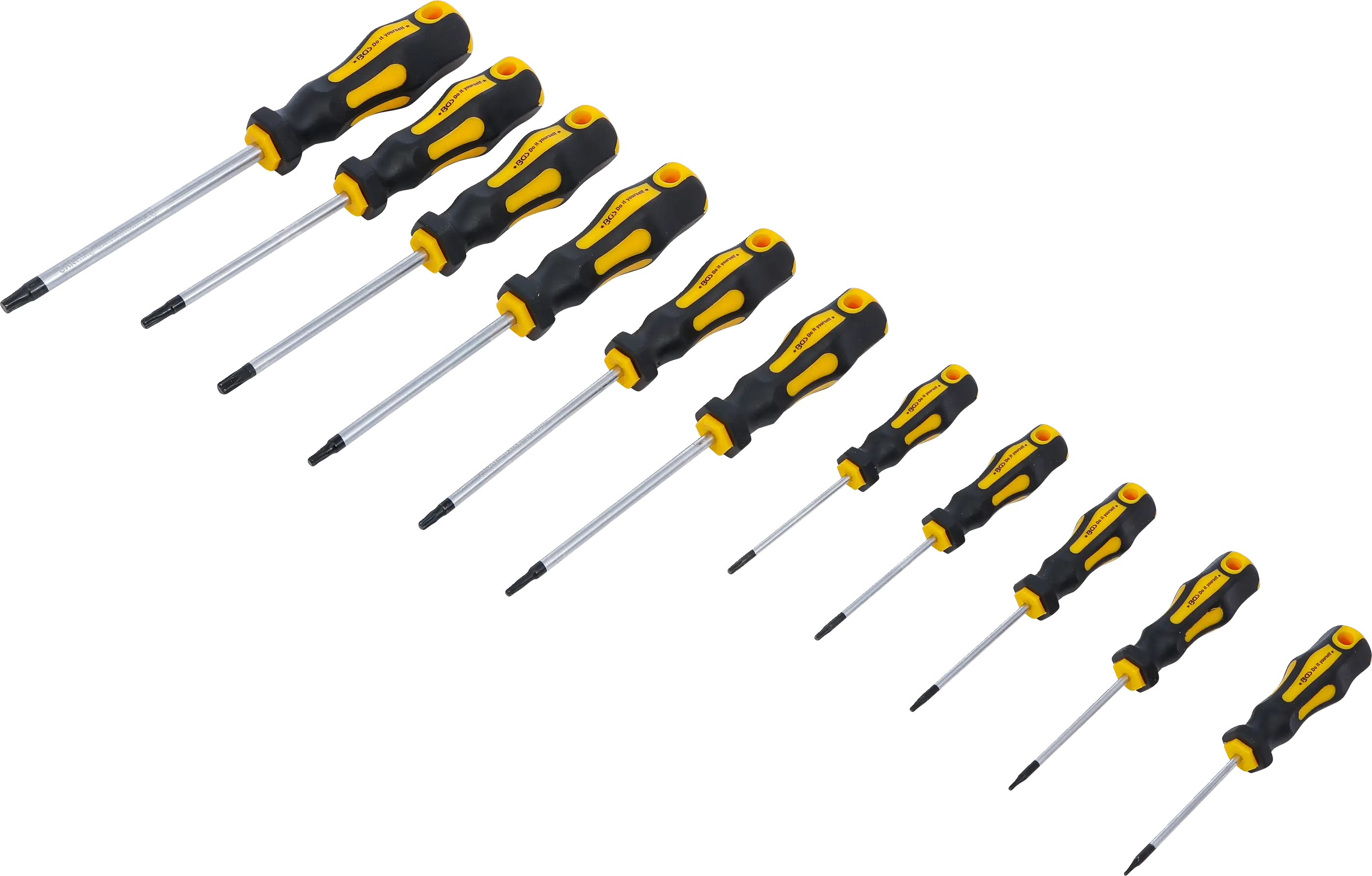 Jeu de tournevis | profil en T (pour Torx) T6 - T40 | 11 pièces