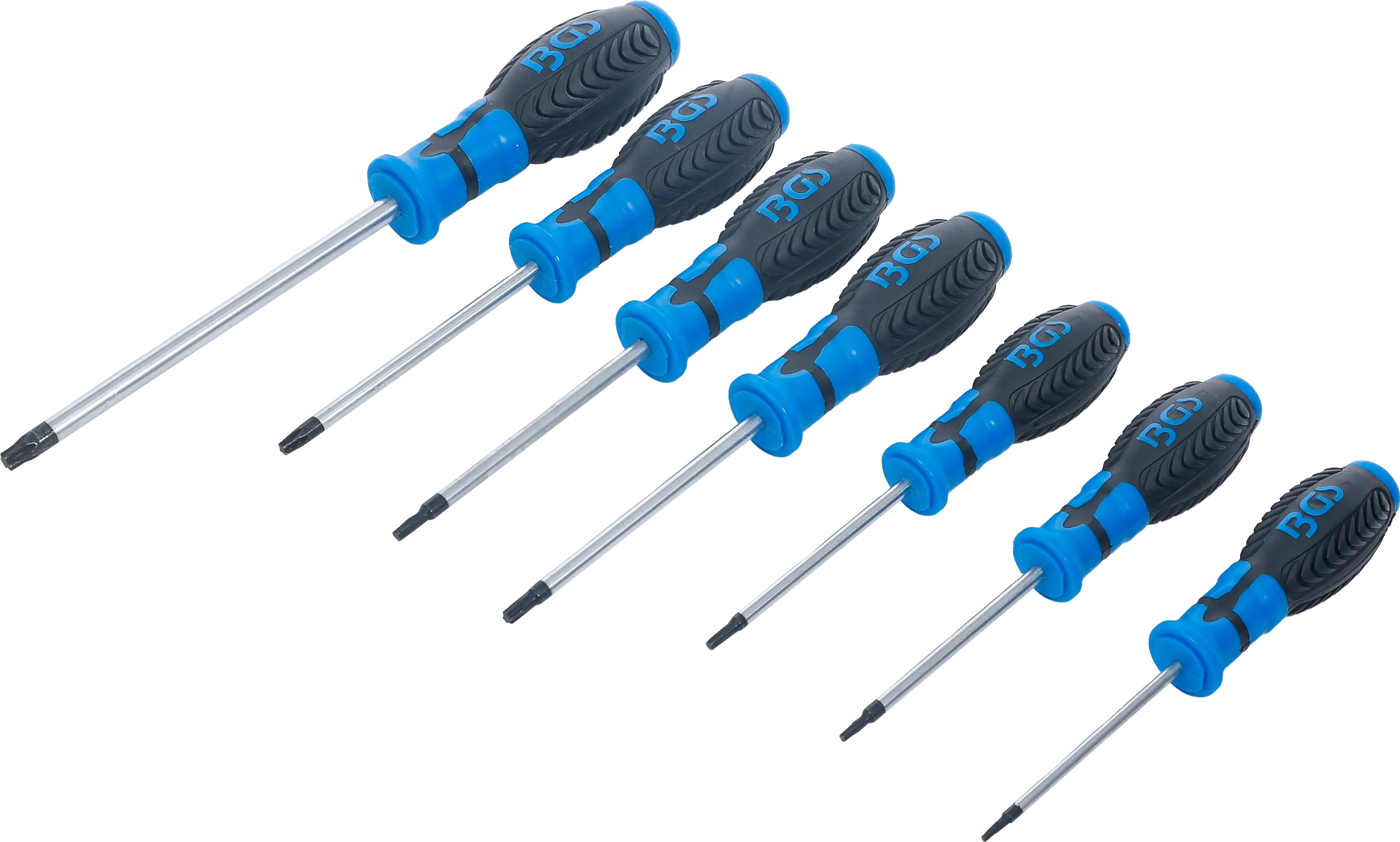 Jeu de tournevis | Profil T (pour Torx) T10 - T40 | 7 pièces