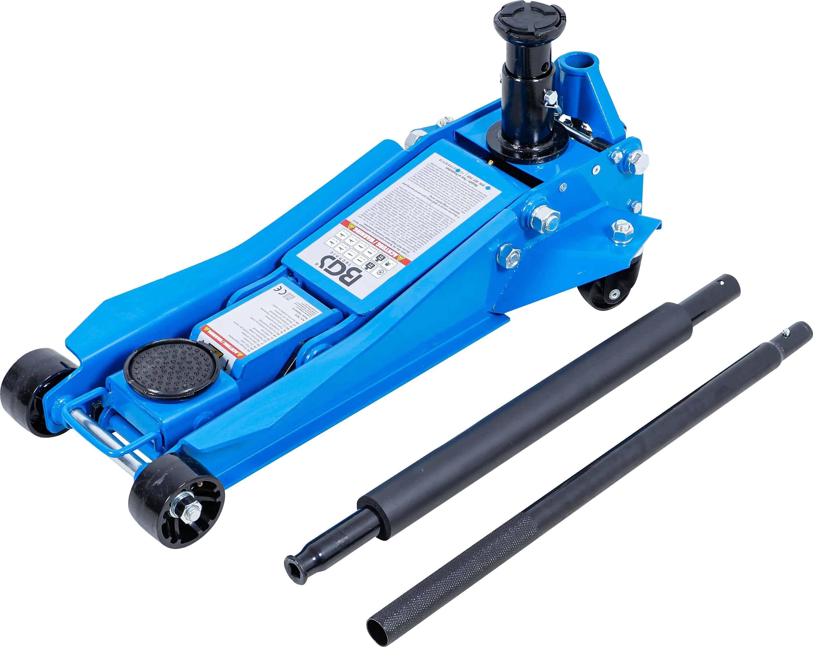 Cric rouleur | hydraulique | 2 t / 3 t