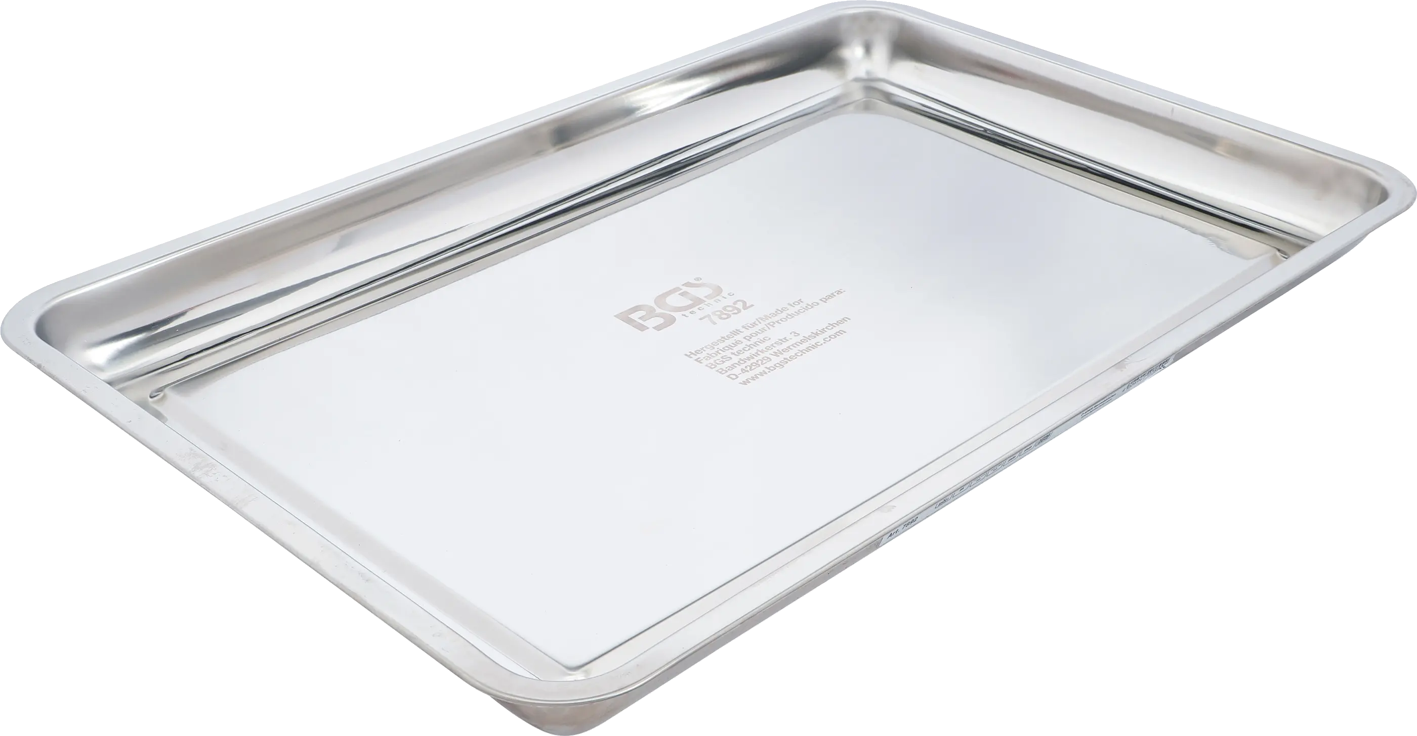 Bac de collecte | acier inoxydable | 600 x 400 mm | 9 l