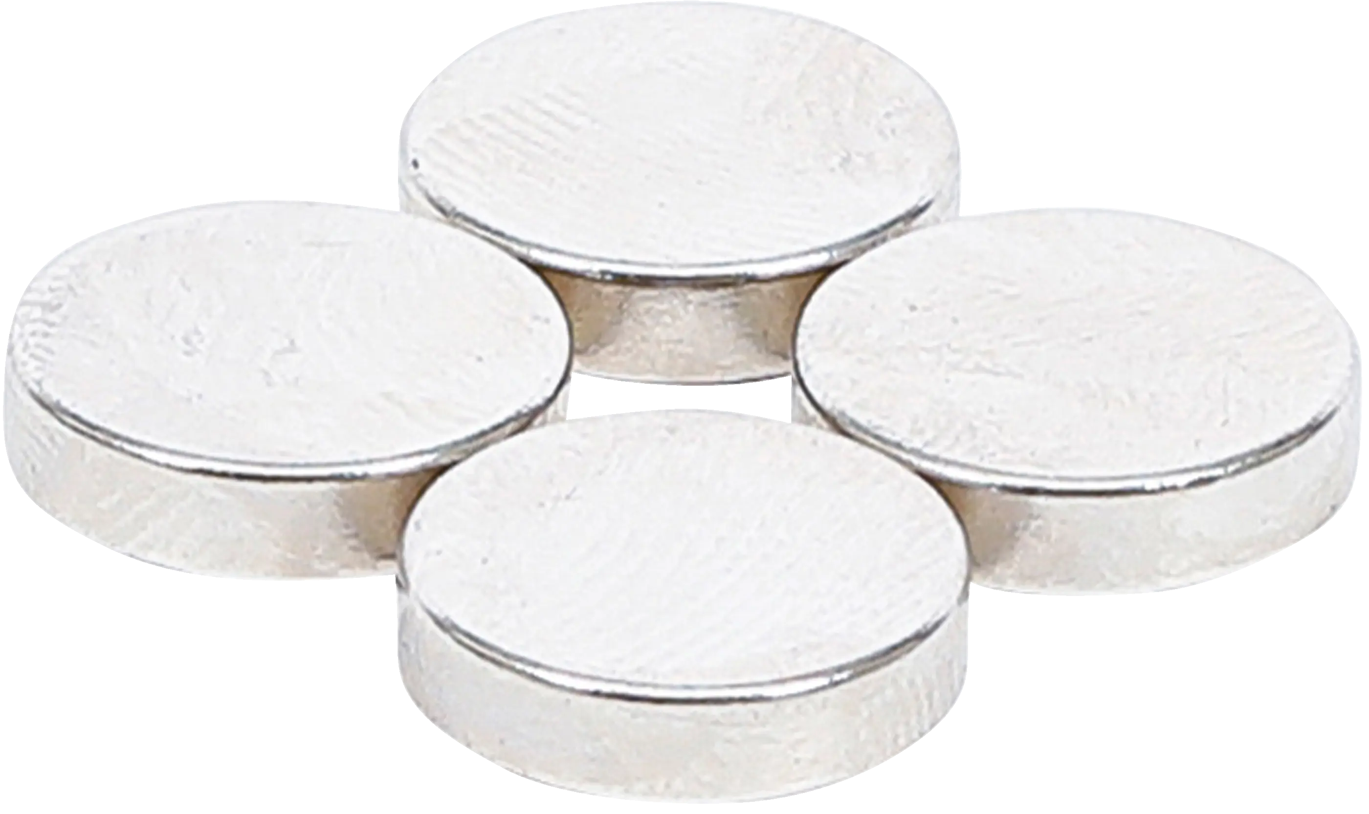 Jeu d’aimants | extrapuissants | Ø 12 mm | 4 pièces