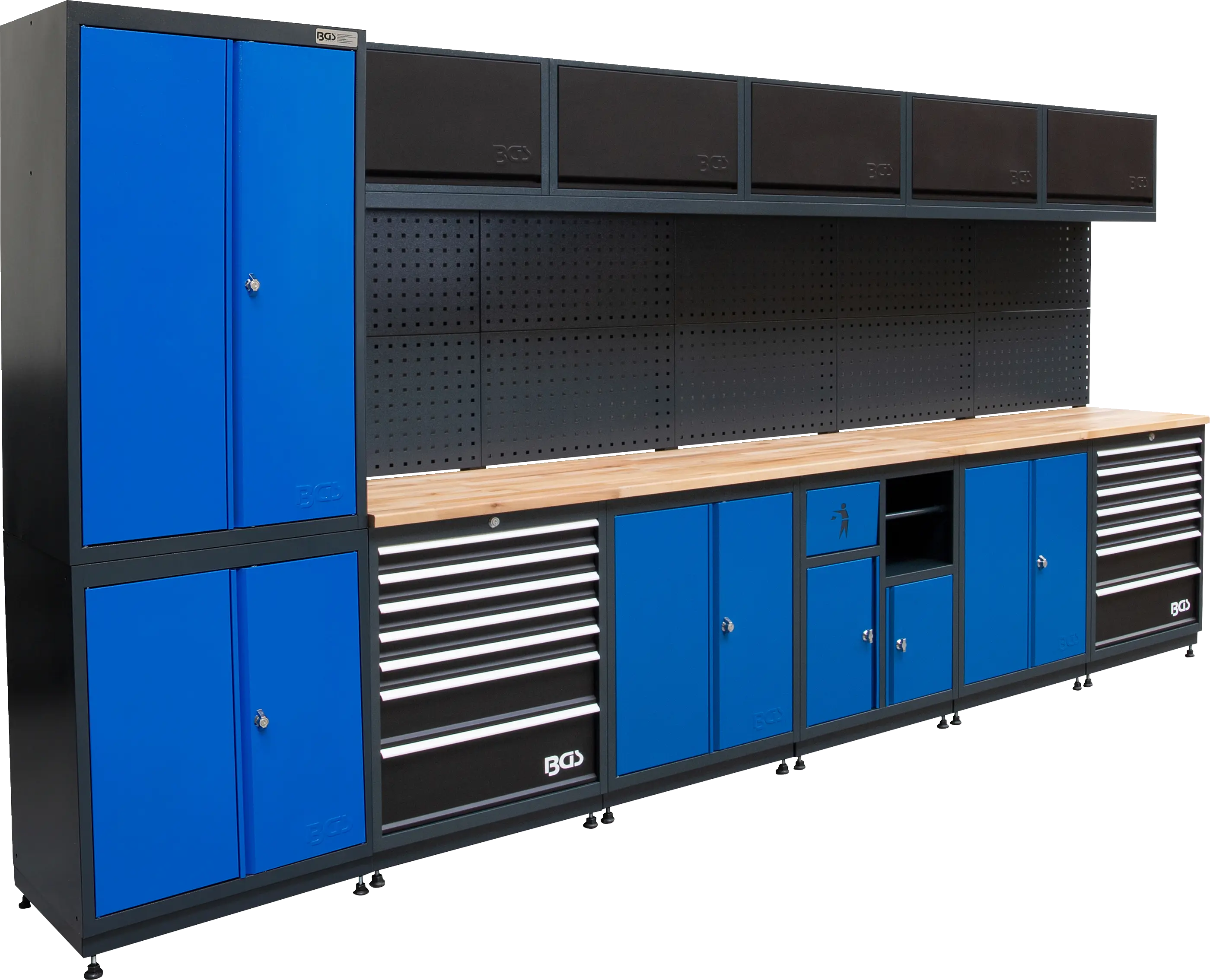 Système d'unité murale | compact | bois | 6 modules