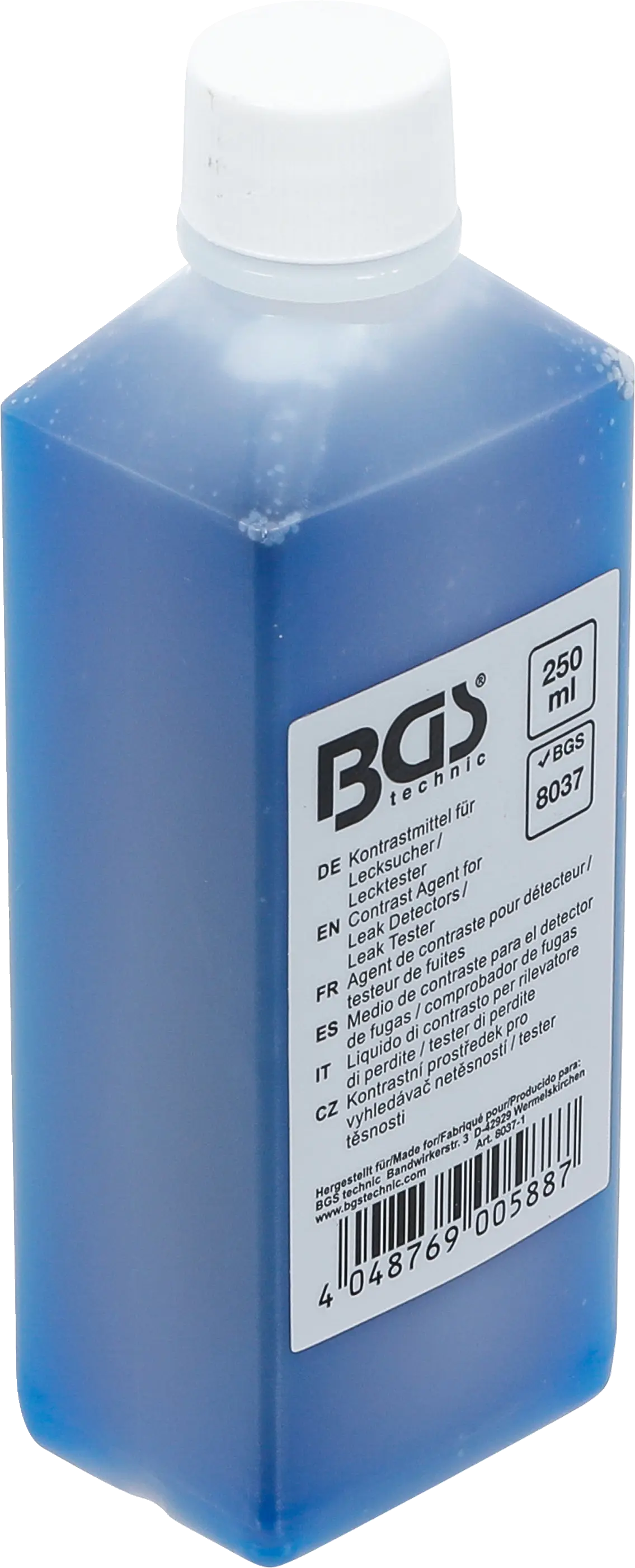 Agent de contraste pour détecteur / testeur de fuites | 250 ml | pour art. 8037