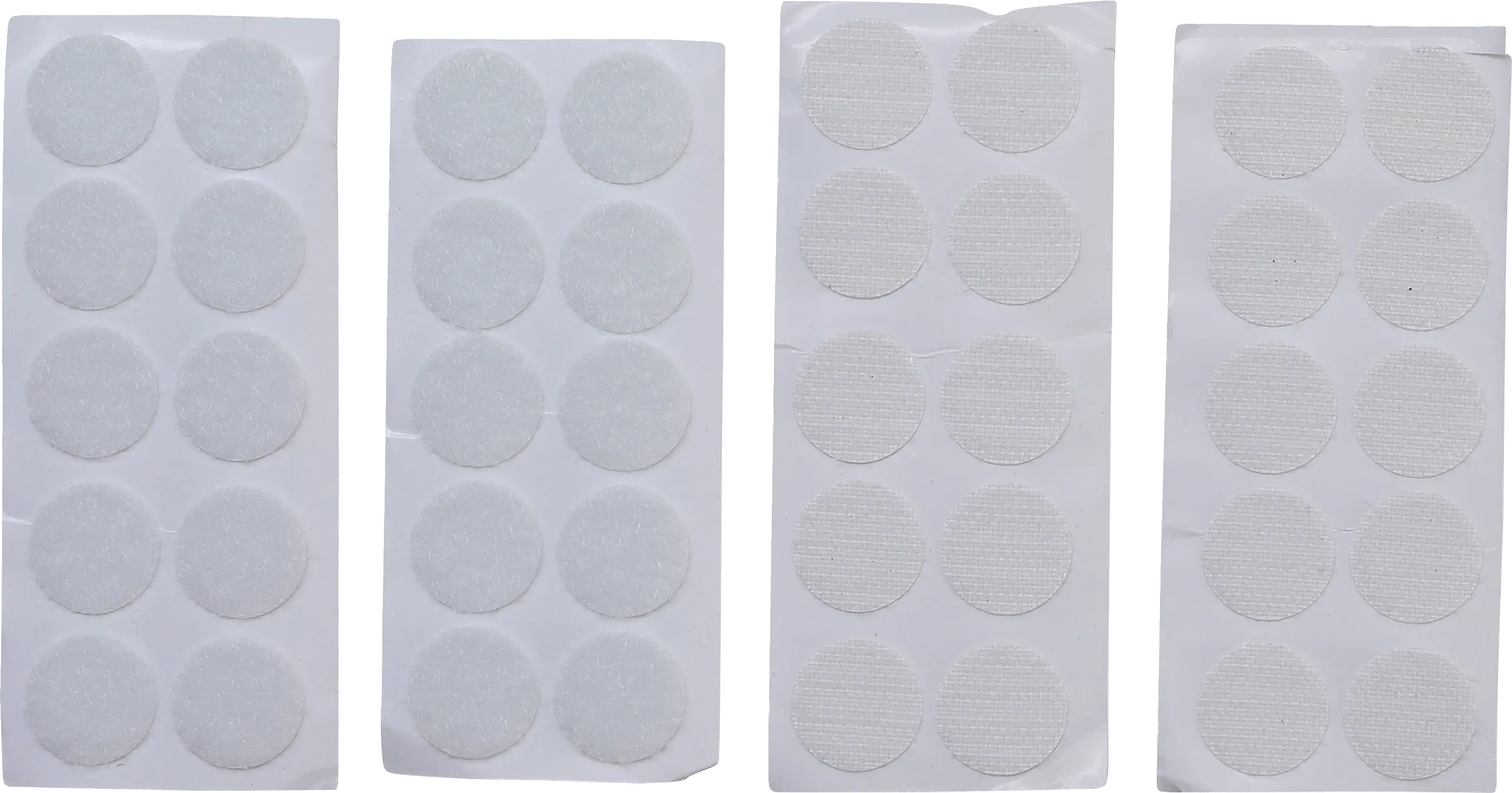 Points auto-agrippants | autocollants | blanc | 40 pièces