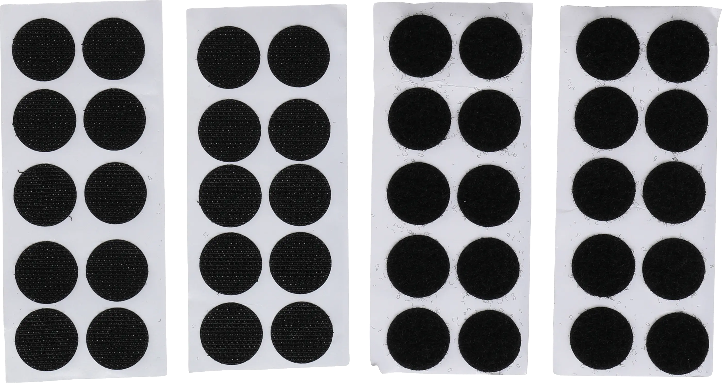Points auto-agrippants | autocollants | noir | 40 pièces