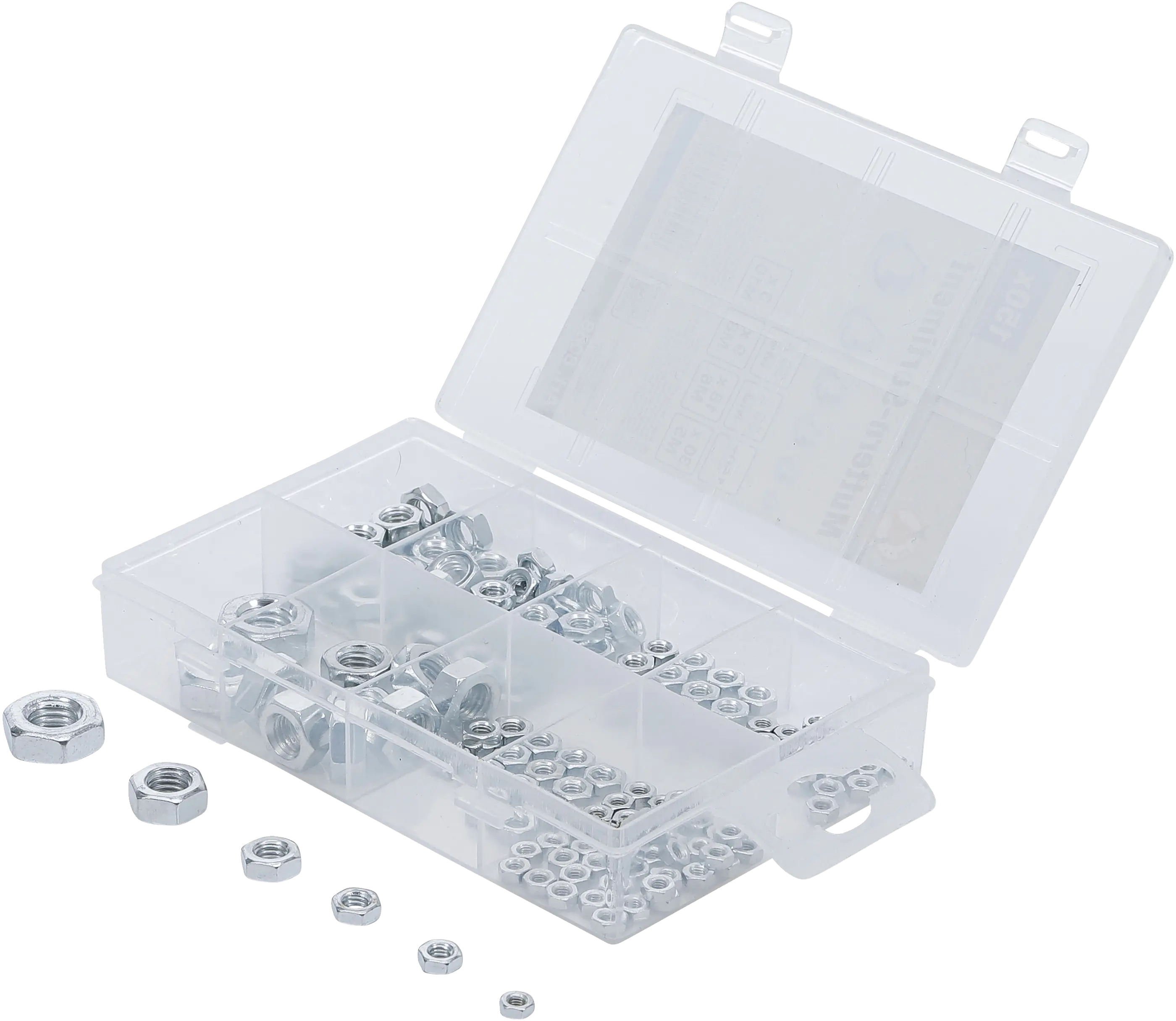 Assortiment d’écrous | M3 - M10 | 150 pièces