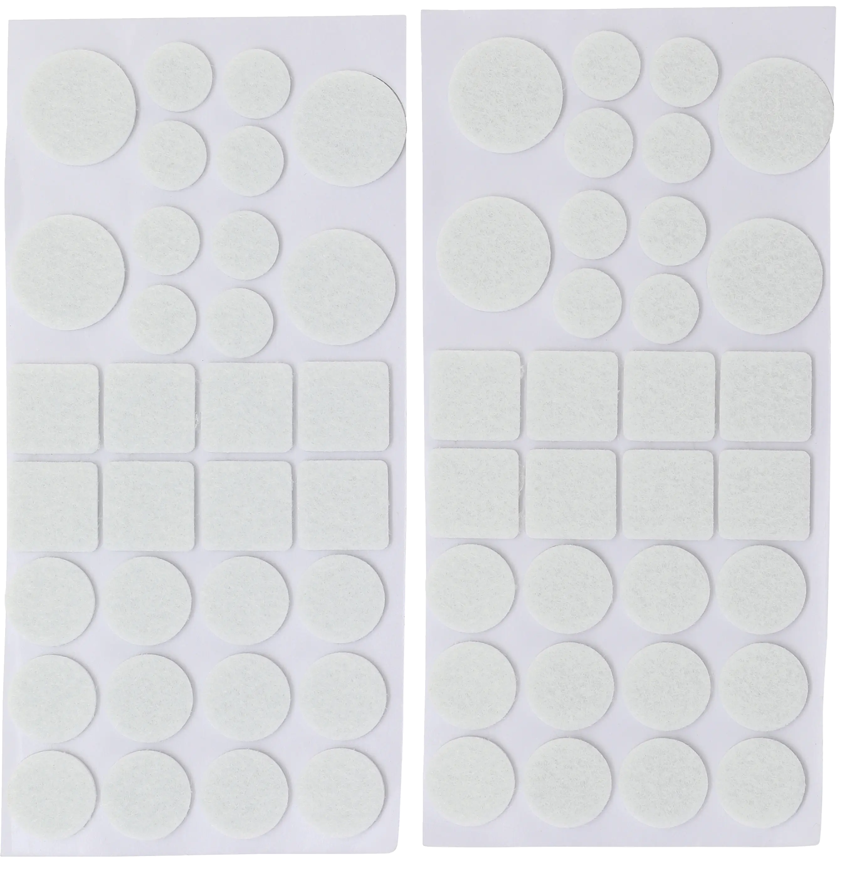 Jeu de protections antidérapants | blanc | 64 pièces