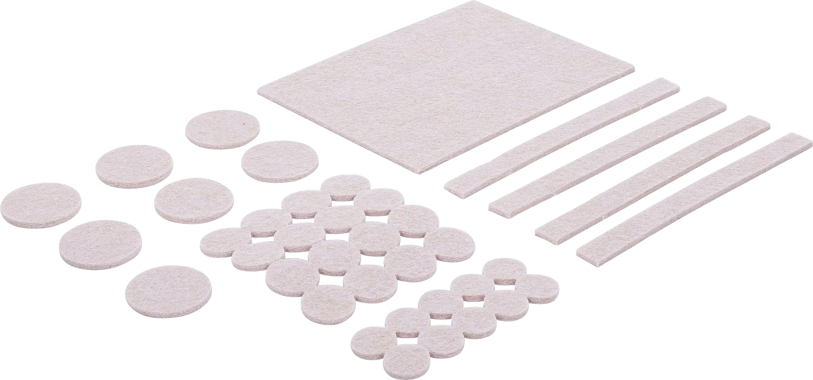 Jeu de protections antidérapants | beige | 38 pièces