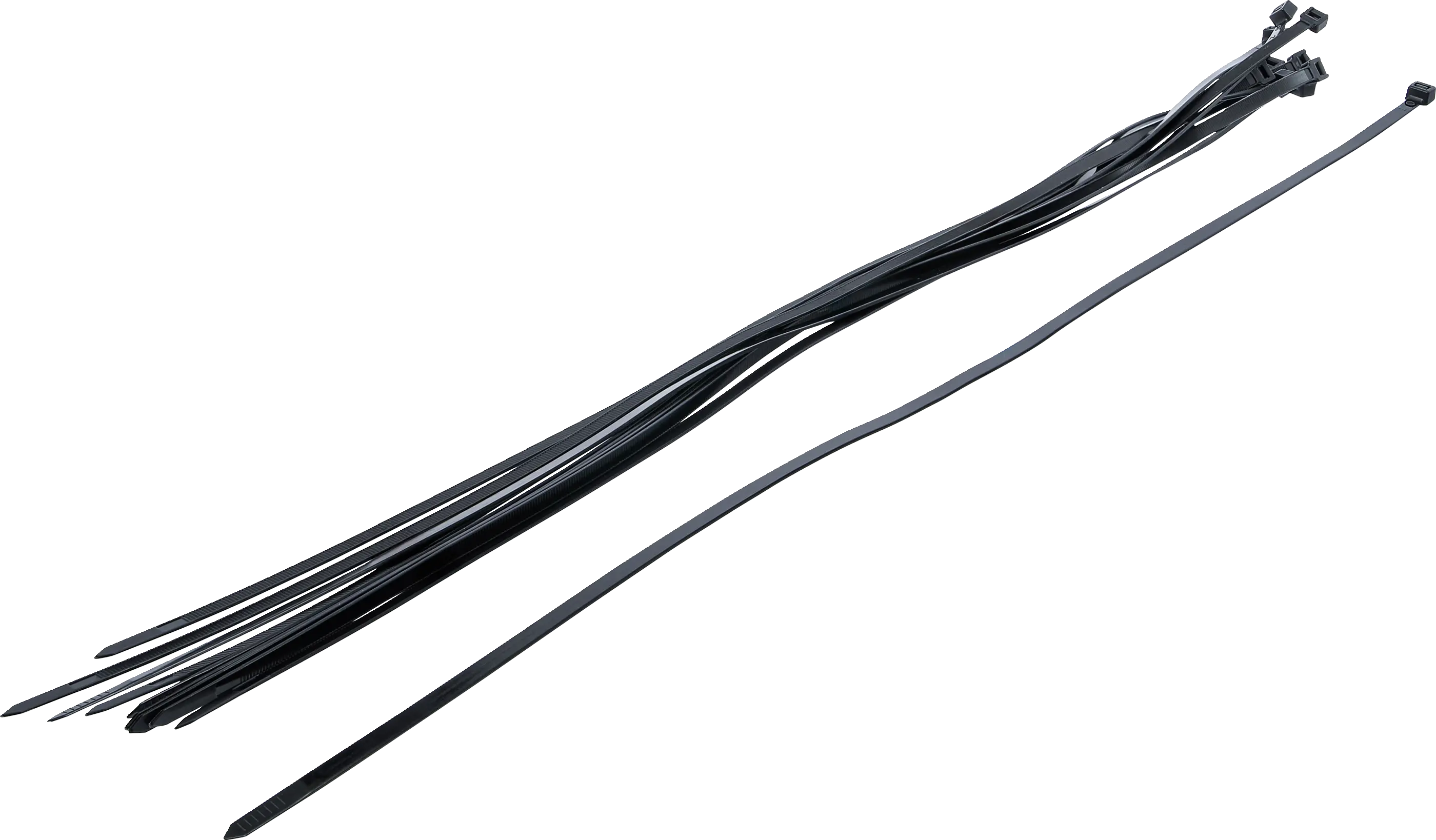 Assortiment de colliers plastique | noir | 8,0 x 700 mm | 10 pièces