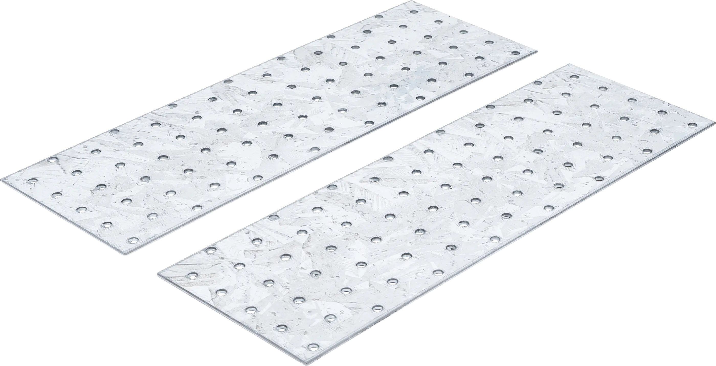 Assortiment de tôles d’acier perforées | 300 x 100 x 2 mm | 2 pièces