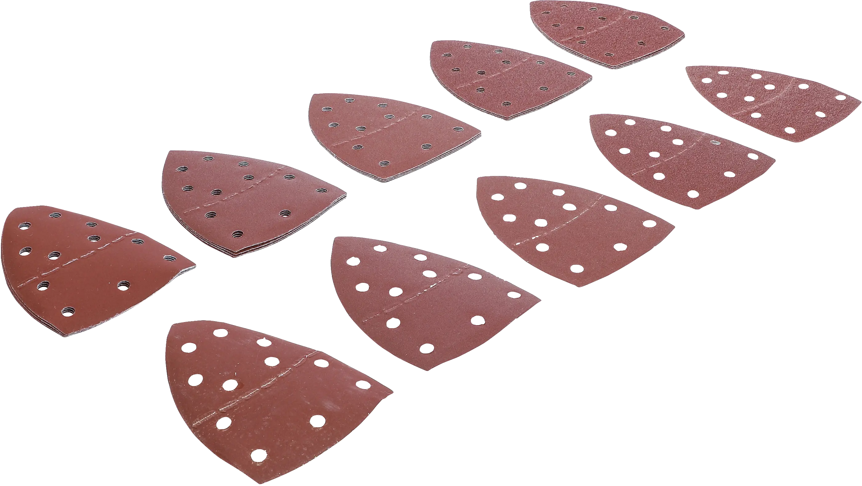 Jeu de feuilles abrasives pour meuleuse multifonctions | 145 x 100 mm | Cal. 40 - 400 | 25 pièces