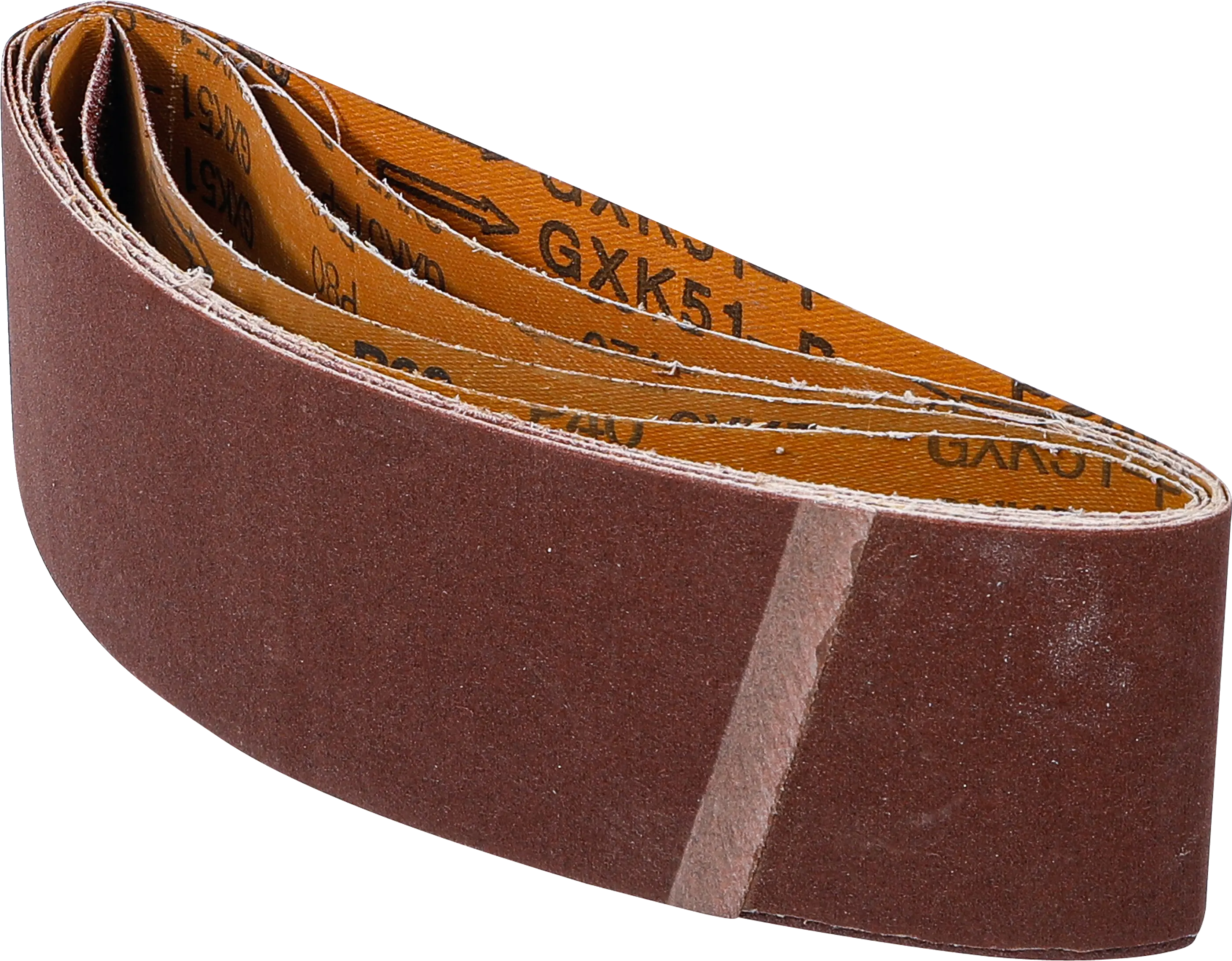 Jeu de bandes à poncer | pour ponceuses à bande | 75 x 533 mm | K 40 - 60 - 80 - 120 - 240 | 5 pièces