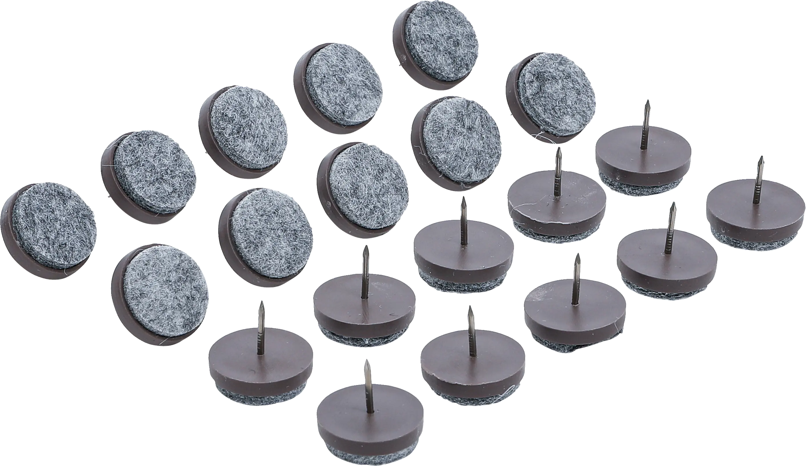 Jeu de protections antidérapants | à clouer | Ø 24 mm | 20 pièces