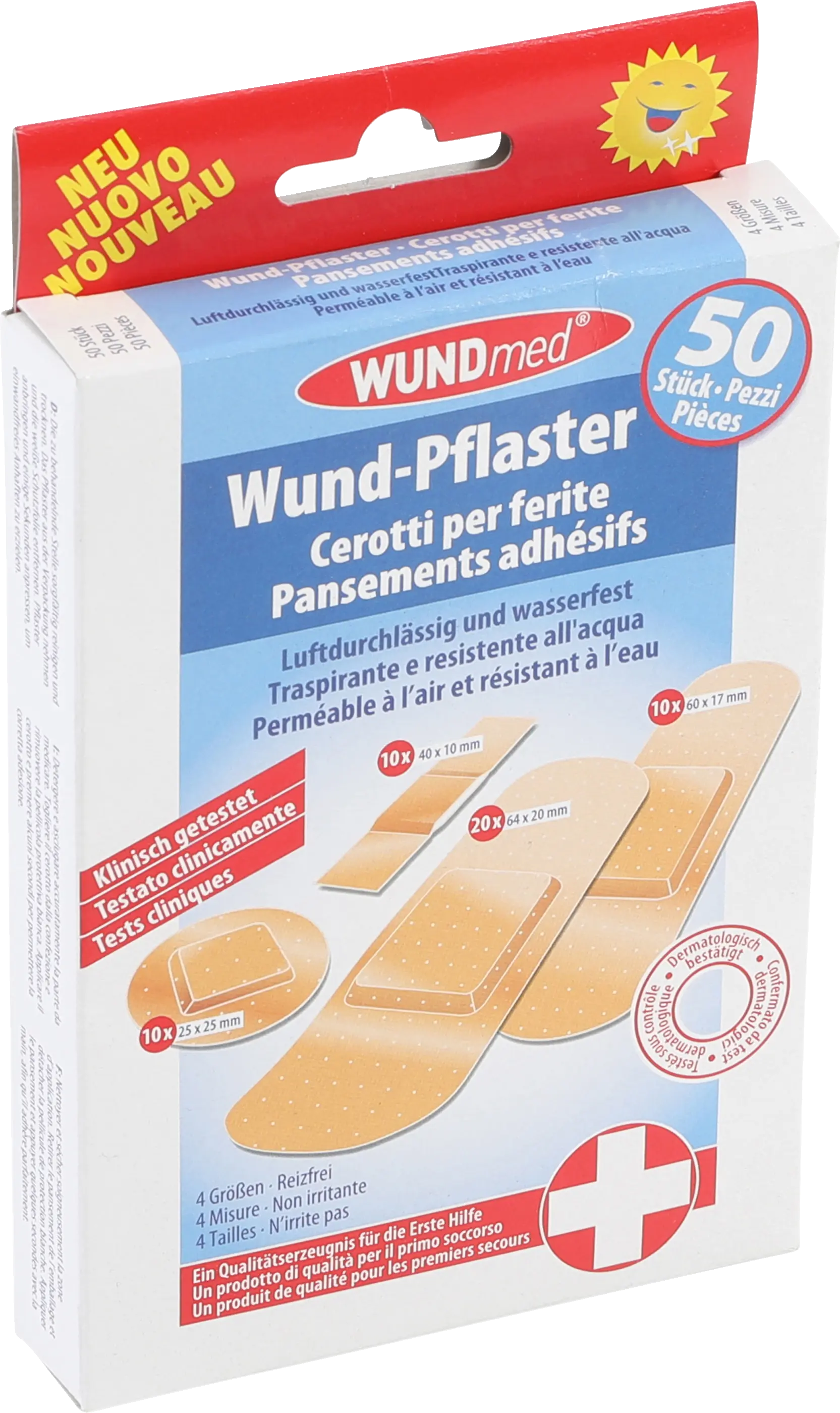 Boîte de pansements | 50 pièces