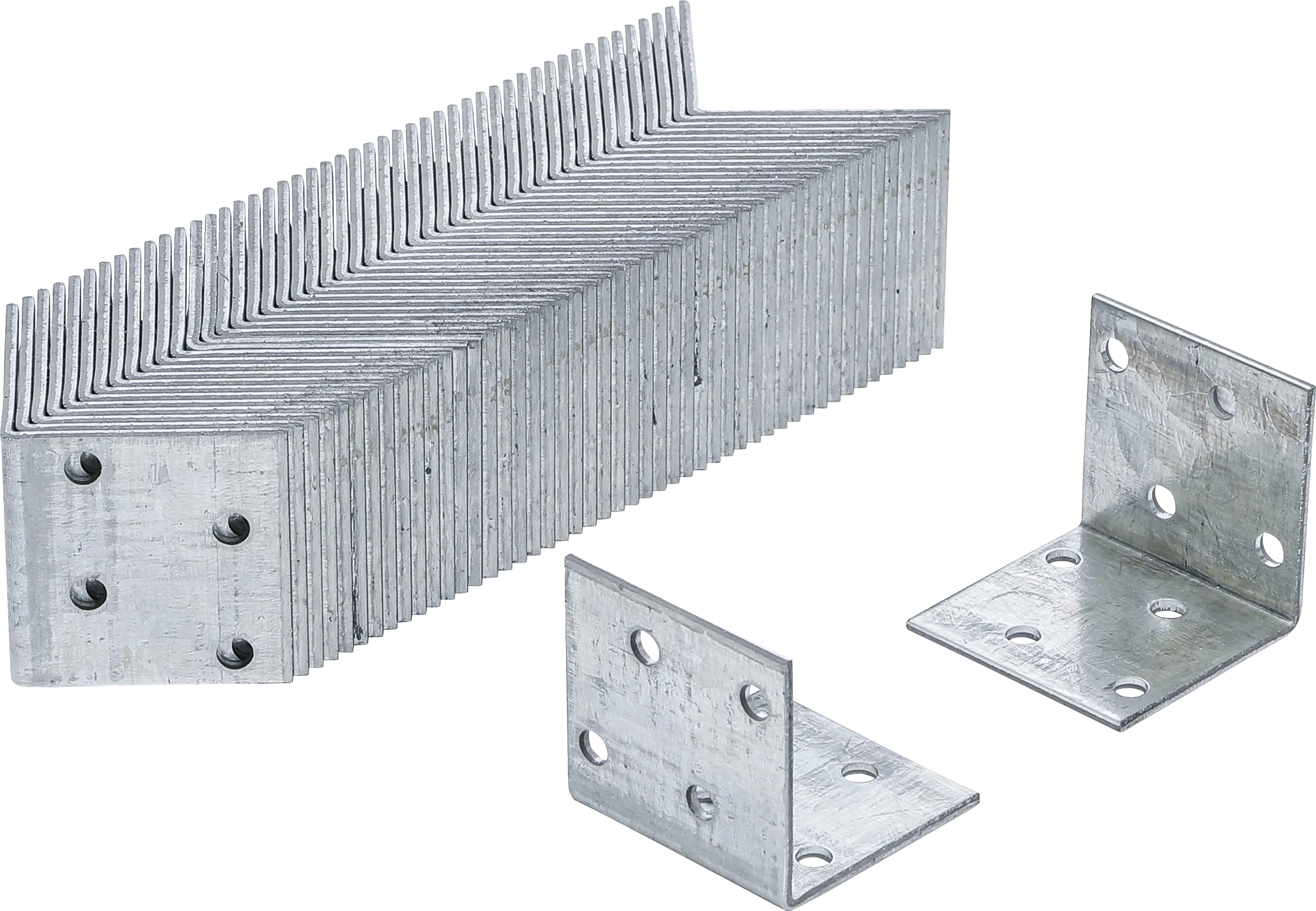 Connecteur d’angle | 40 x 40 x 40 x 2 mm | Packe Économie | 50 pièces