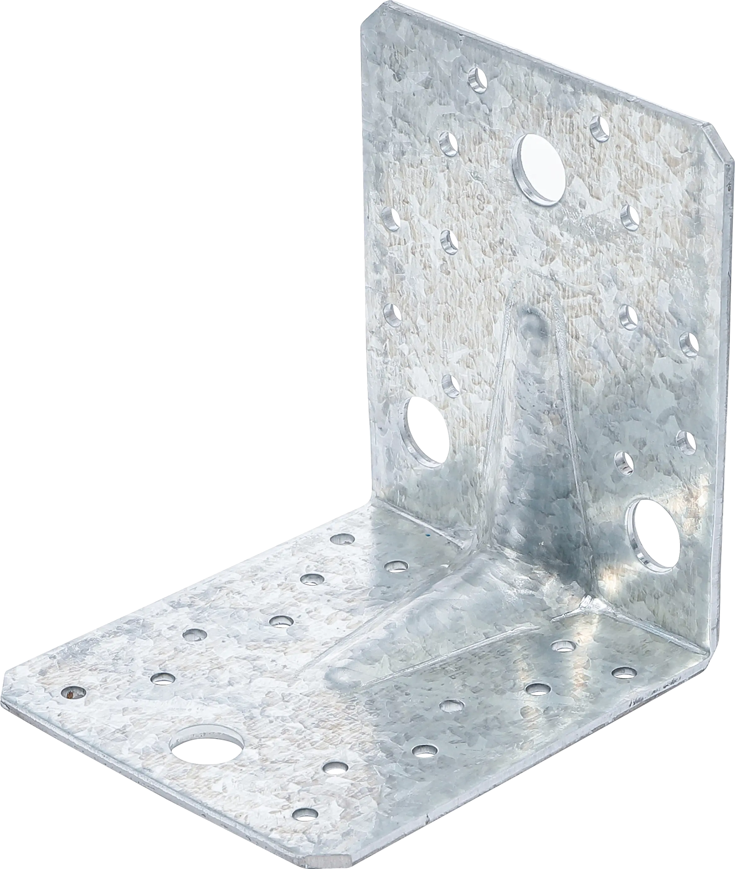 Connecteur d’angle | avec bourrelet (renforcement) | 105 x 105 x 90 x 3 mm