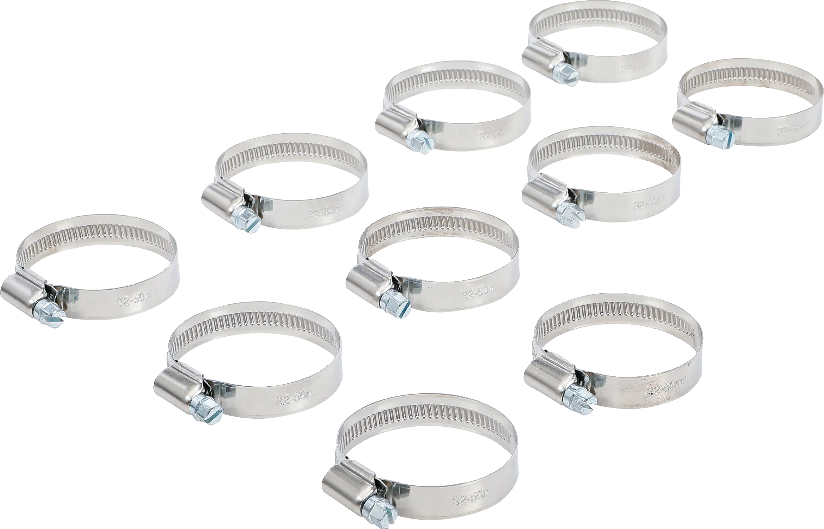 Colliers | inoxydable | 32 x 50 mm | 10 pièces