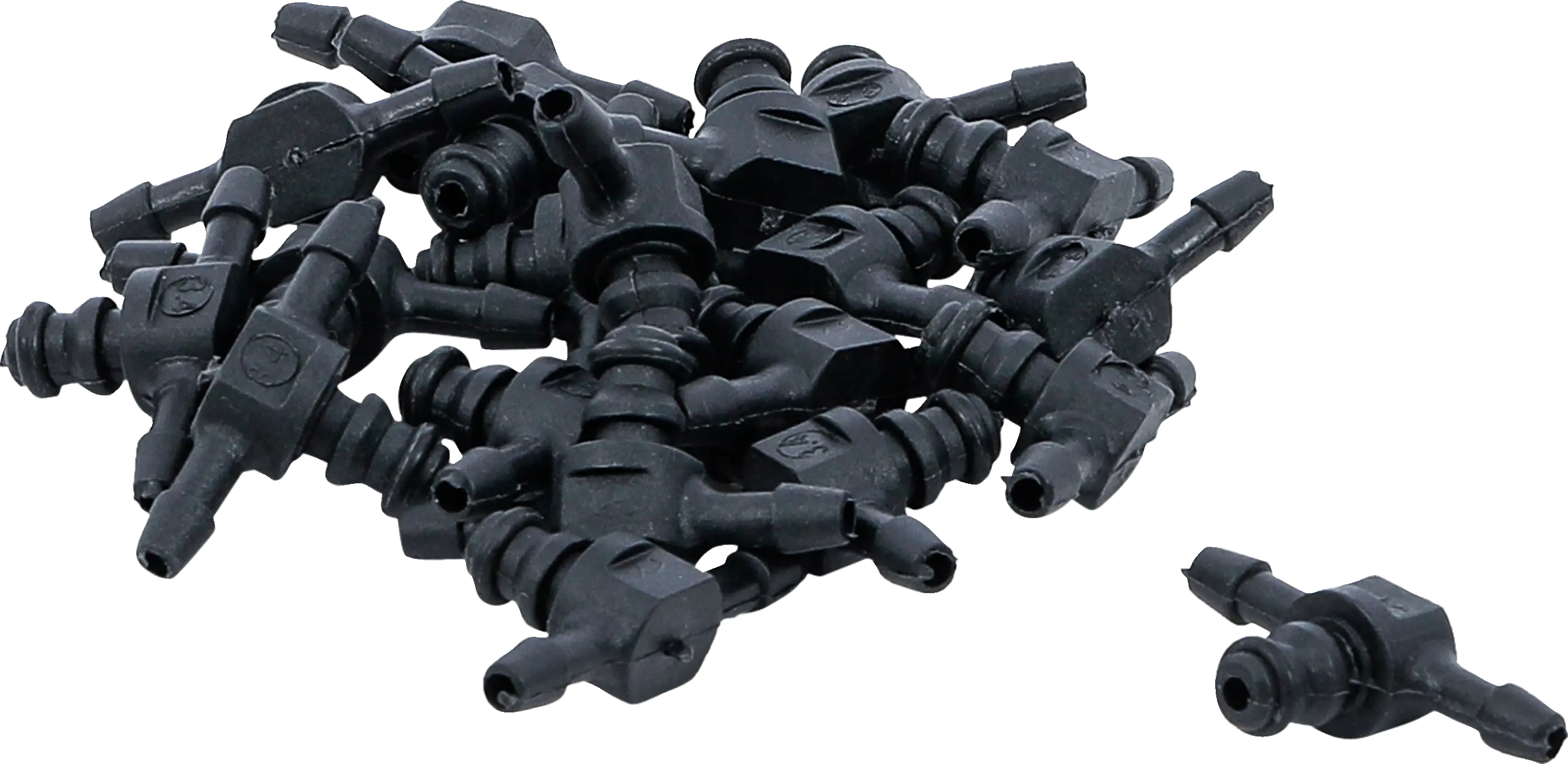 Jeu de raccords tuyau en matière plastique | en forme de T | 30 pièces