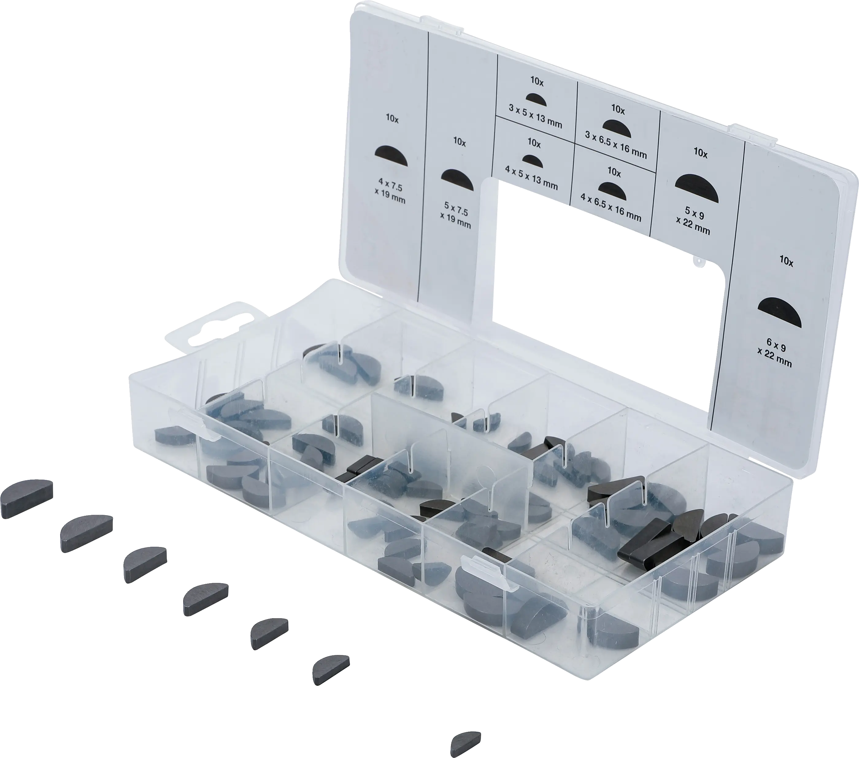 Assortiment de clavettes | 80 pièces
