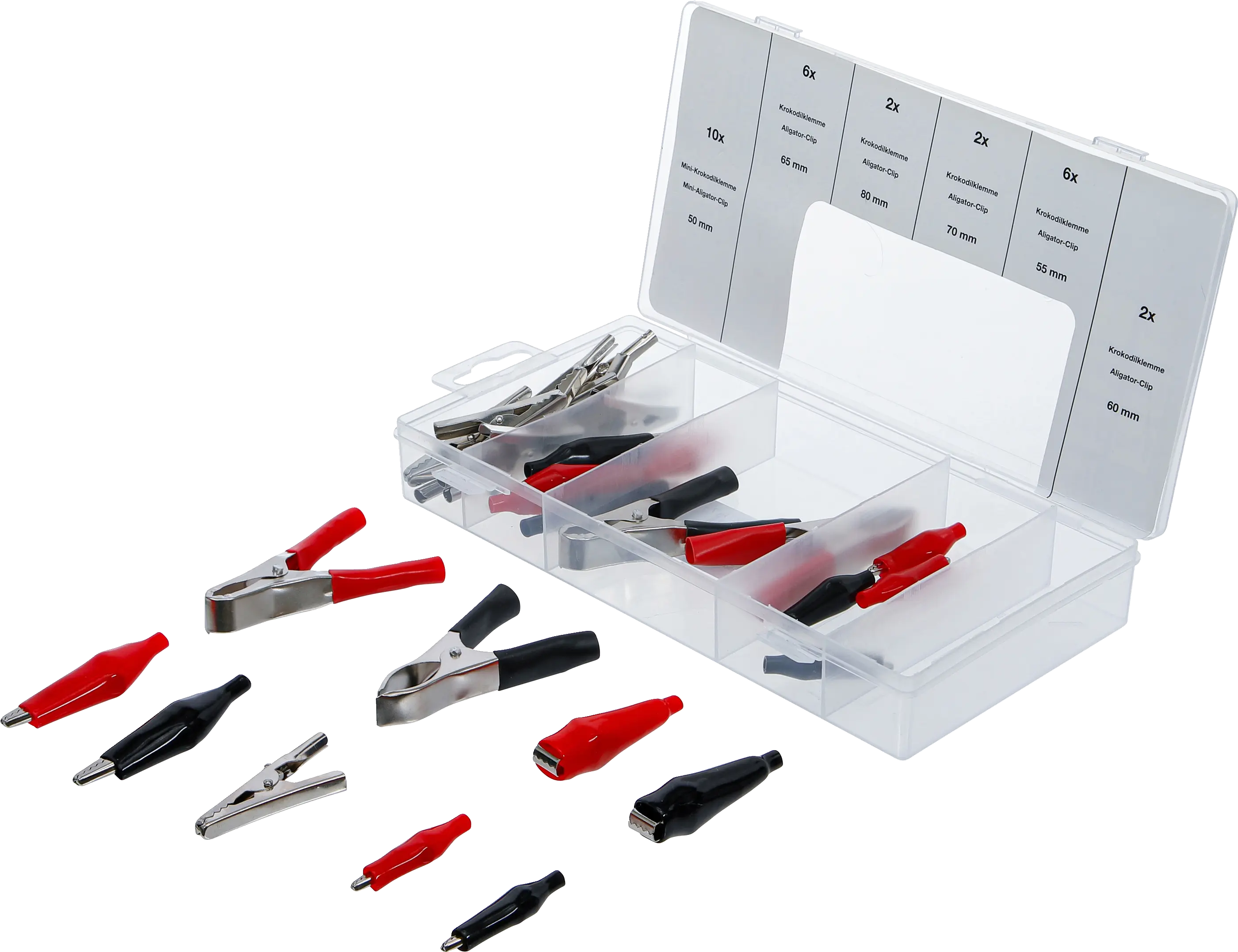 Assortiment de pinces crocos | 28 pièces