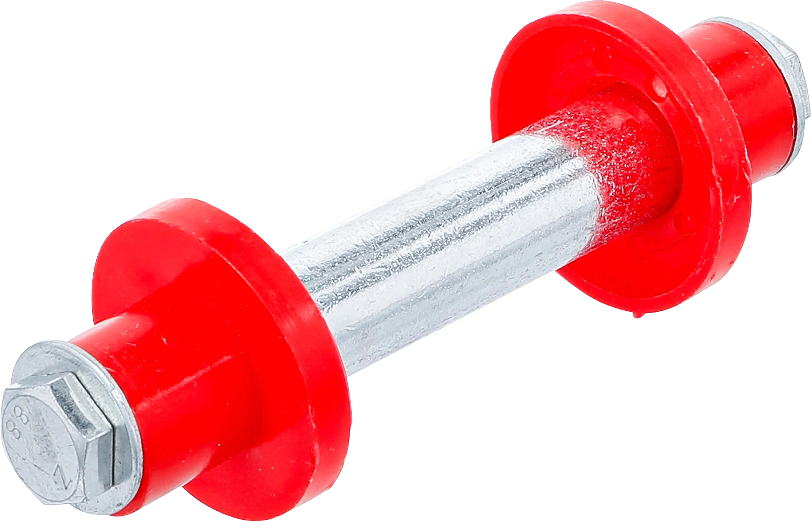 Kit d’essieux pour roue de brouette | 128 mm | Ø 20 mm | avec 2 douilles d’écartement
