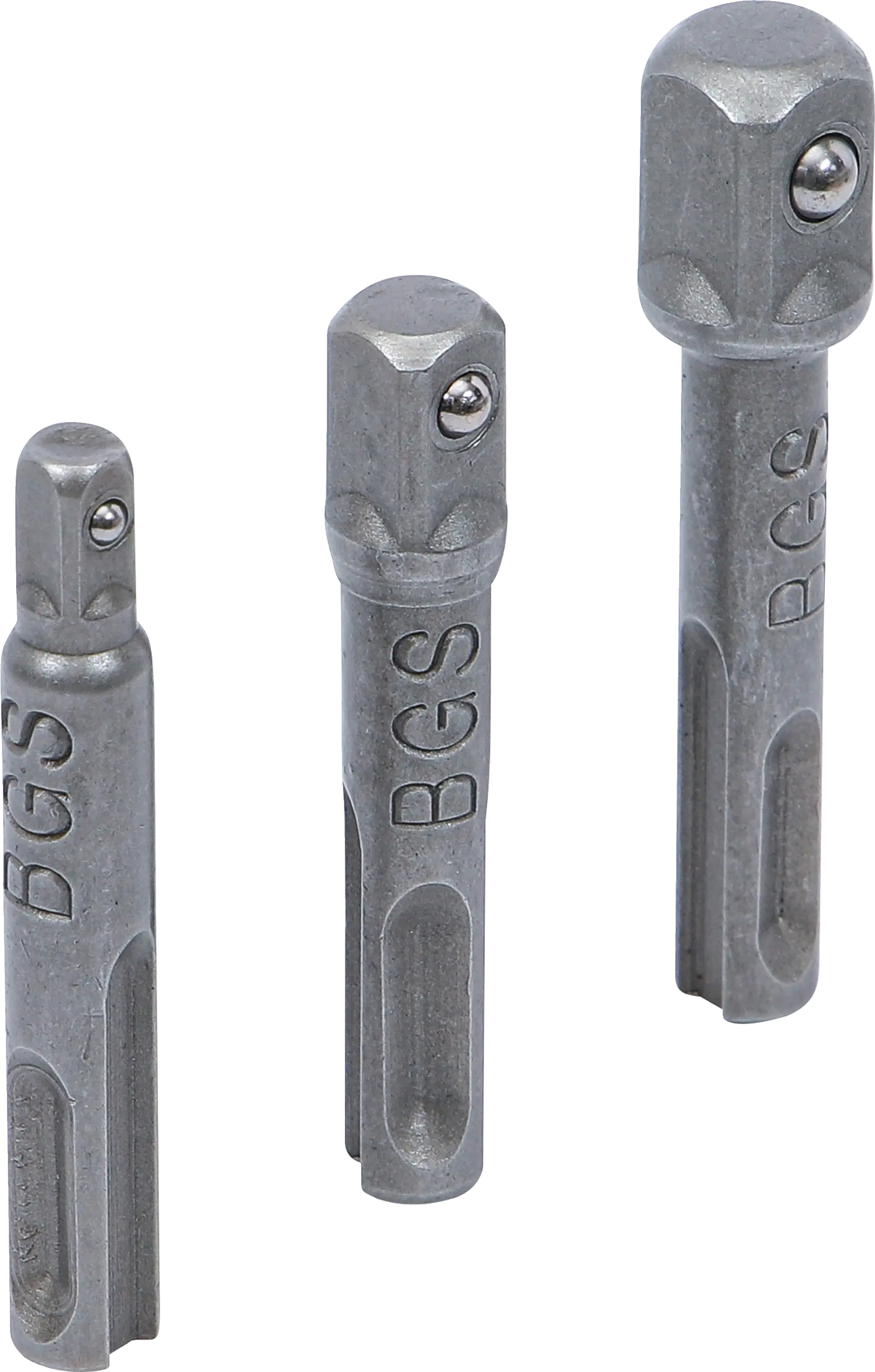 Jeu d’adaptateurs | SDS mâle 6,3 mm (1/4"), 10 mm (3/8"), 12,5 mm (1/2") | 3 pièces