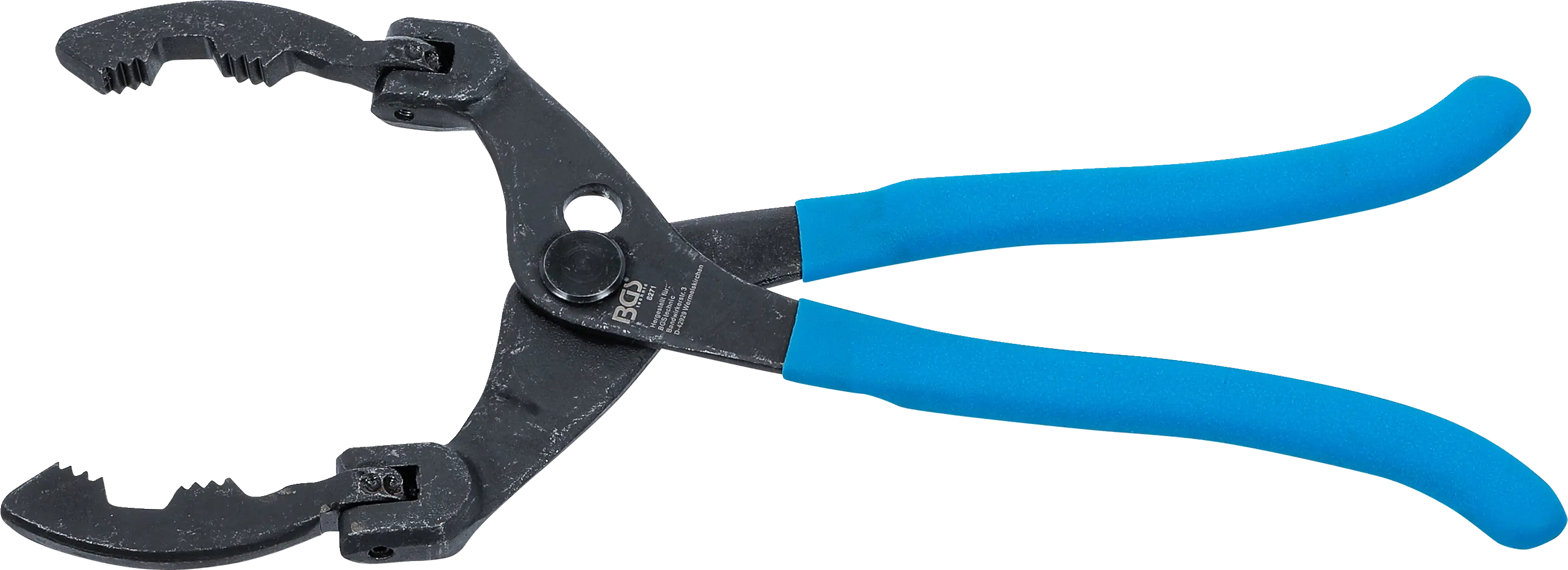Pince spéciale pour filtre à huile et carburant avec mâchoires orientables