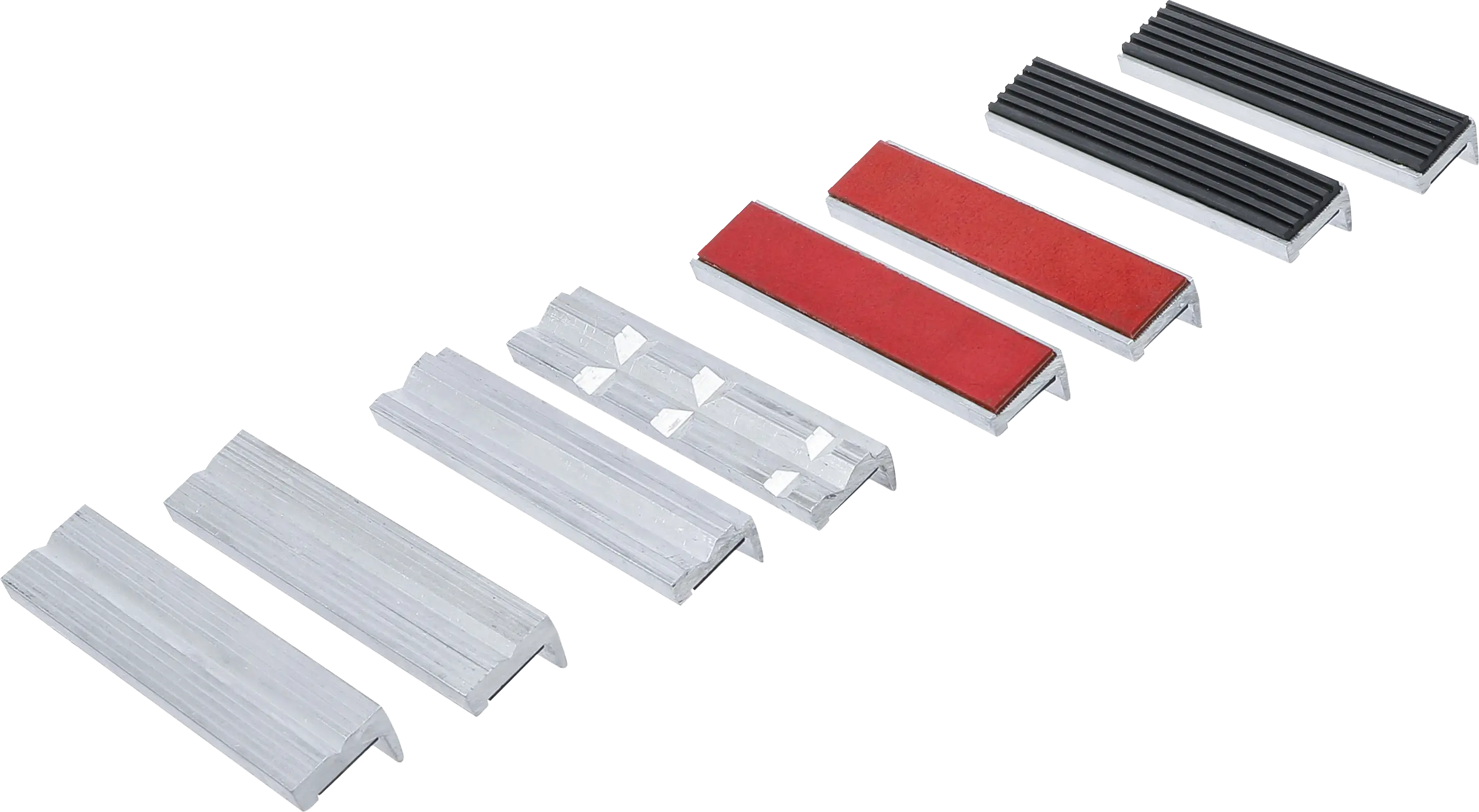 Jeu de mors de protection pour étau | aluminium | 125 mm | 8 pièces