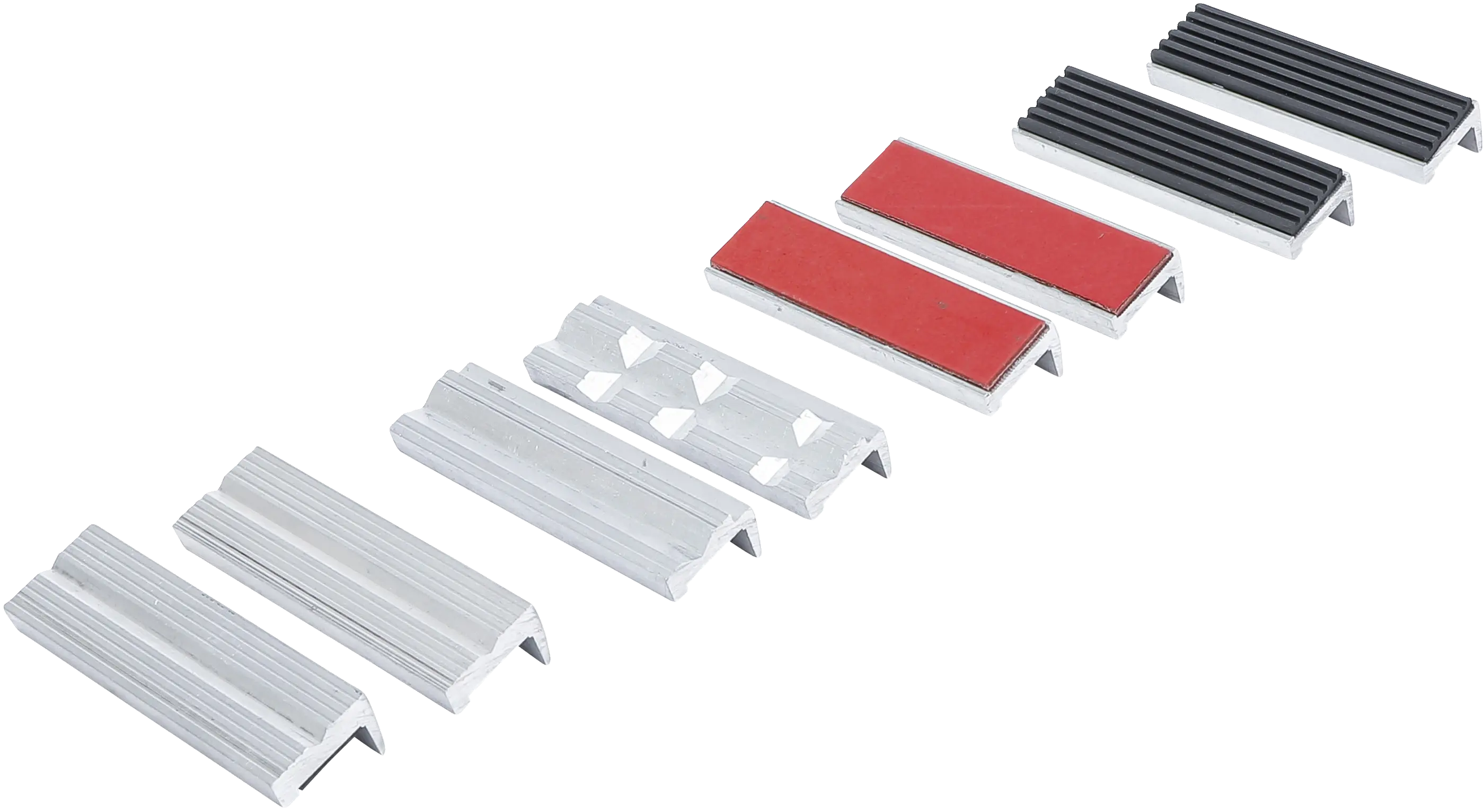 Jeu de mors de protection pour étau | aluminium | 100 mm | 8 pièces