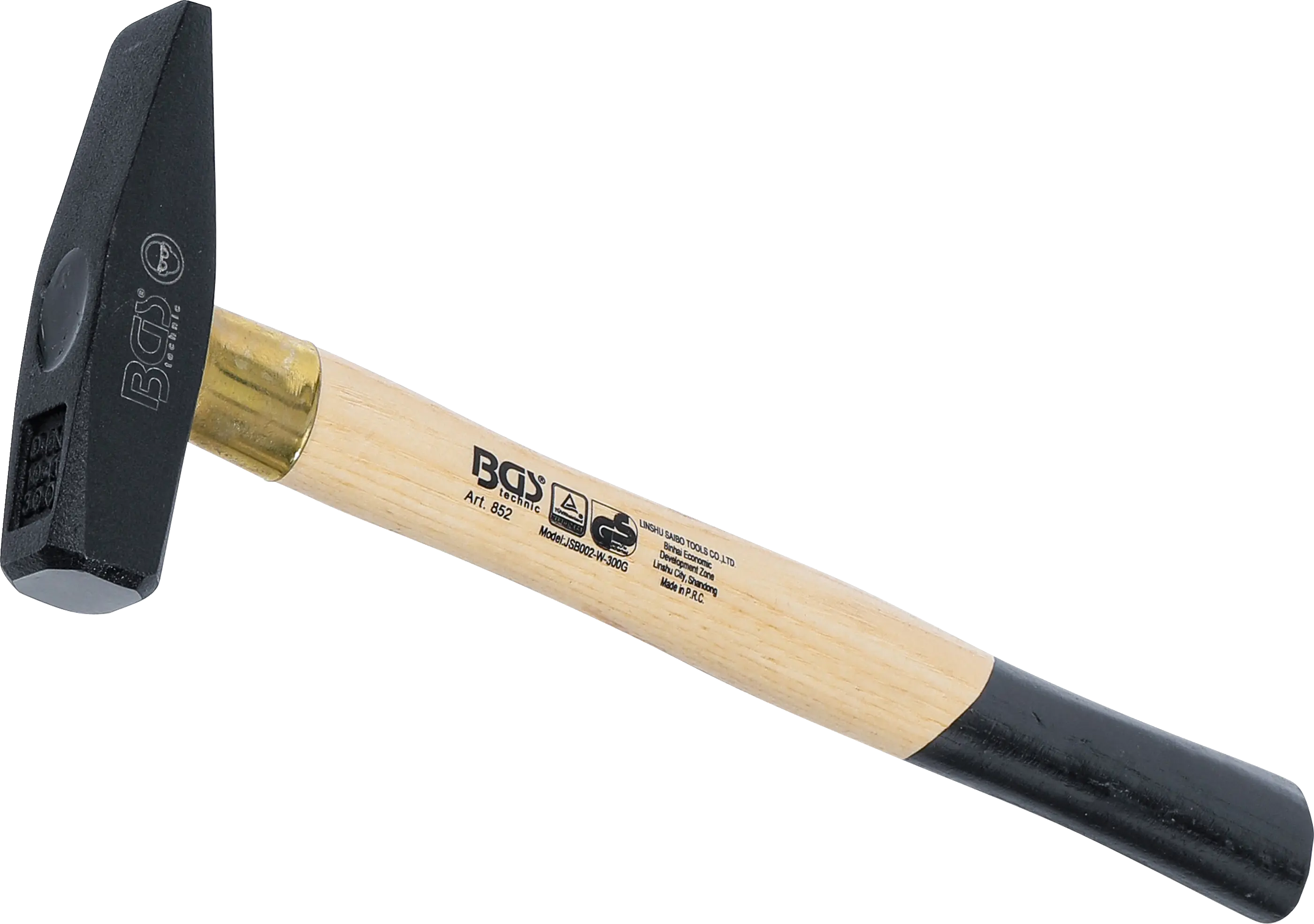 Marteau mécanicien | manche bois | DIN 1041 | 300 g