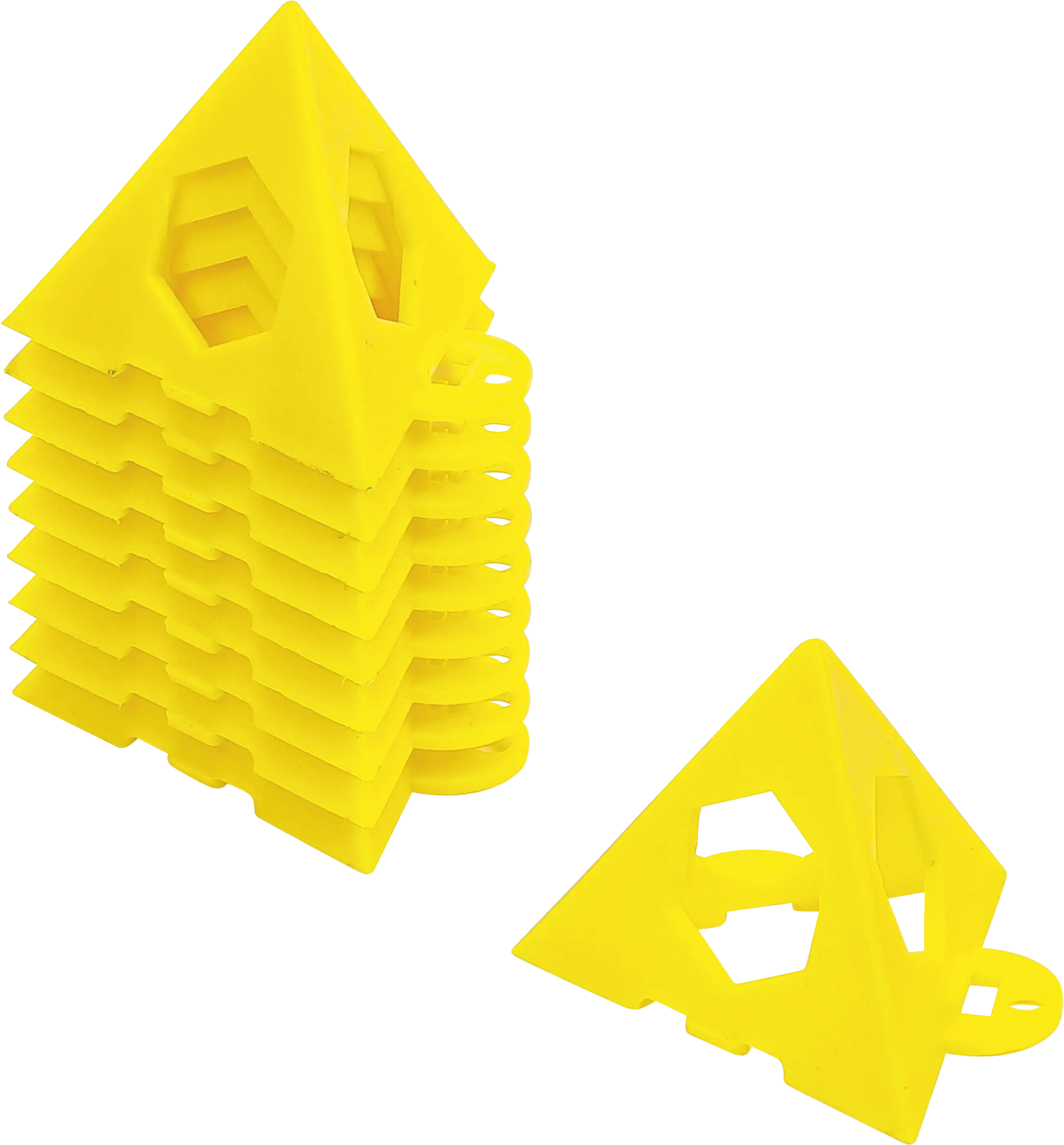 Pyramides de calage pour travaux de peinture | 10 pièces
