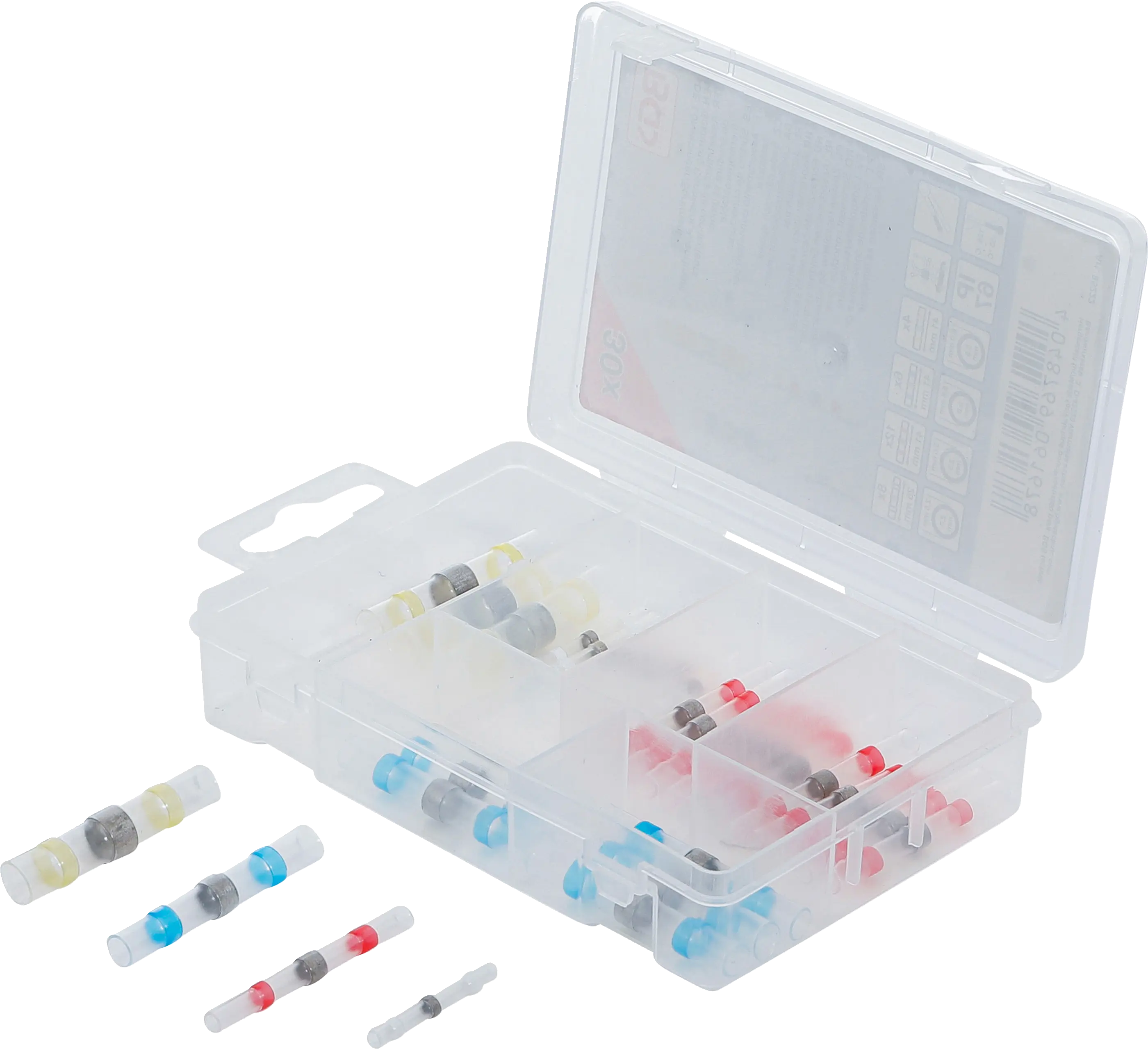 Assortiments de connecteurs de soudure et gaine thermorétractable | 30 pièces