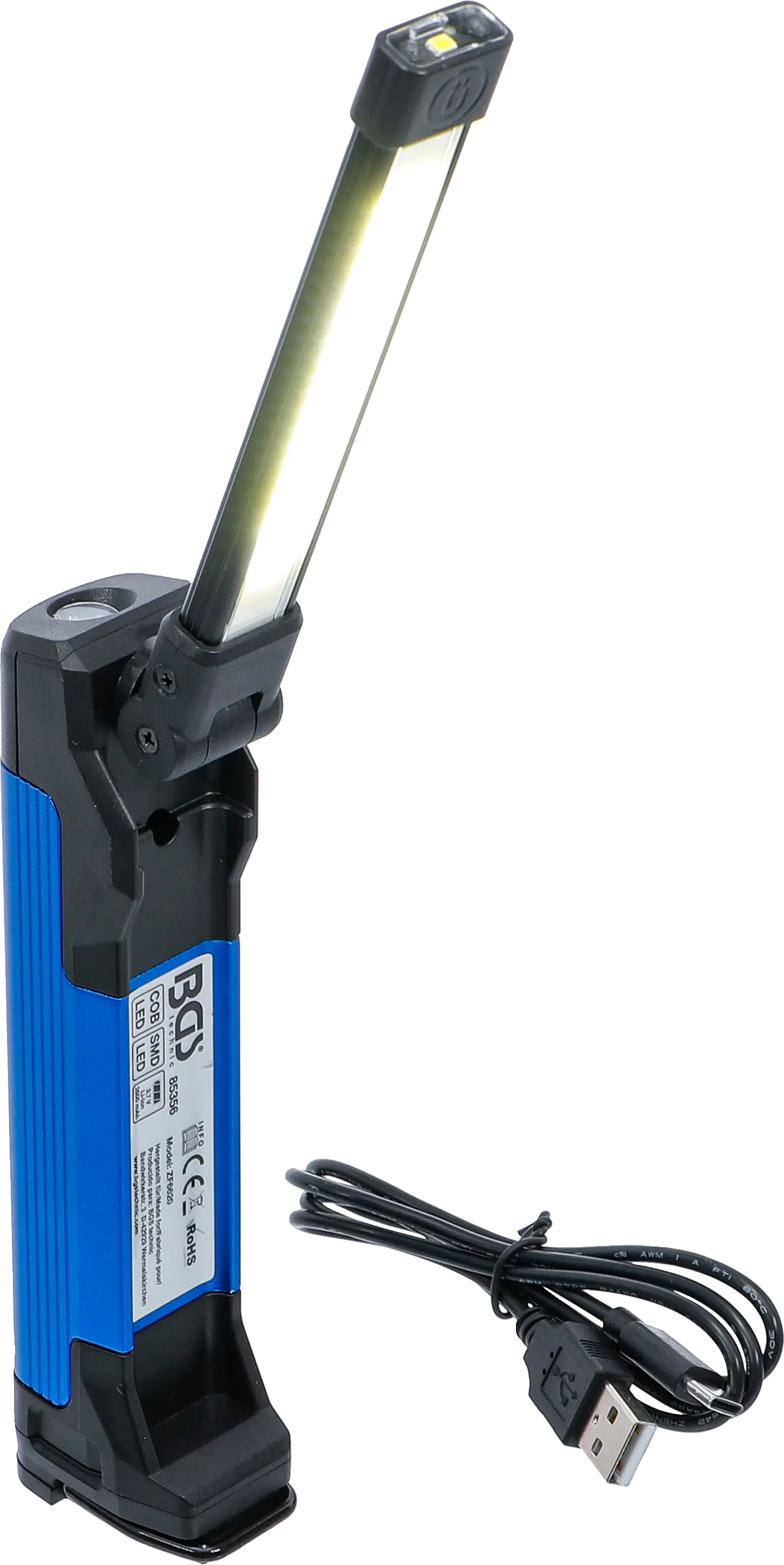 Baladeuse pliable à accu | COB-LED | 4 W