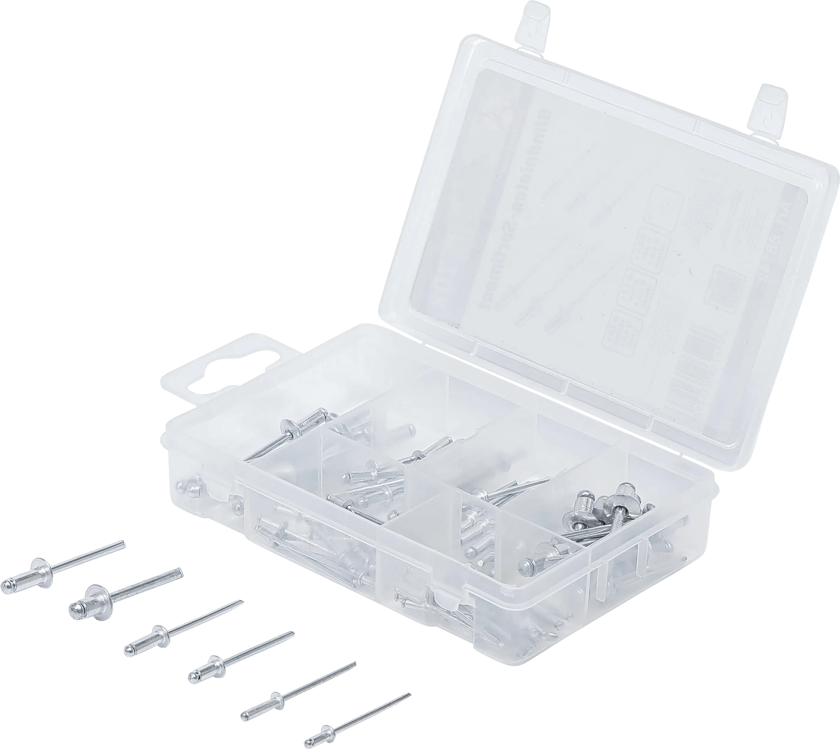 Assortiment de rivets pop | Ø 2,4 - 4,8 mm | 70 pièces