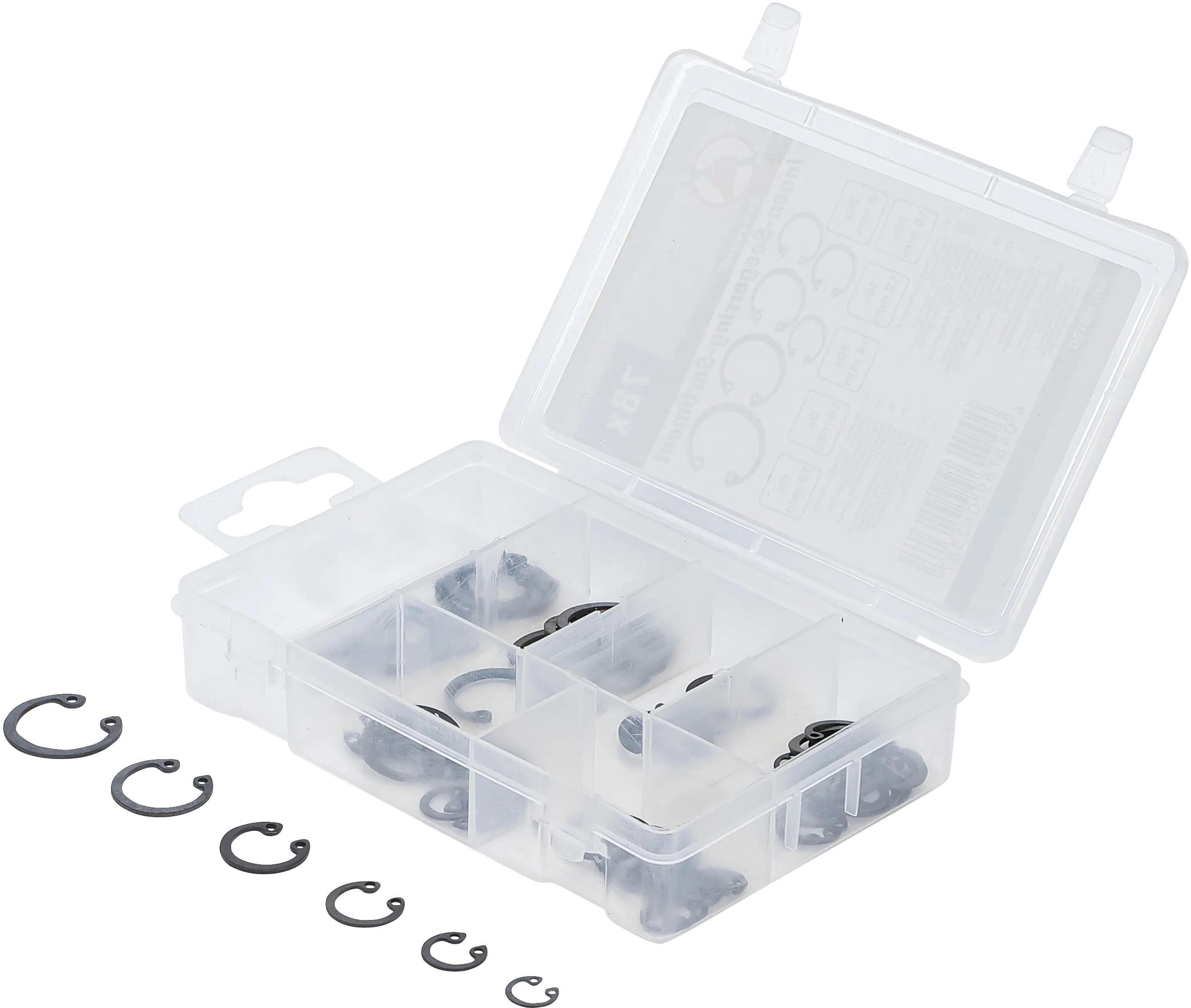 Assortiment de circlips intérieurs | Ø 8 - 19 mm | 78 pièces
