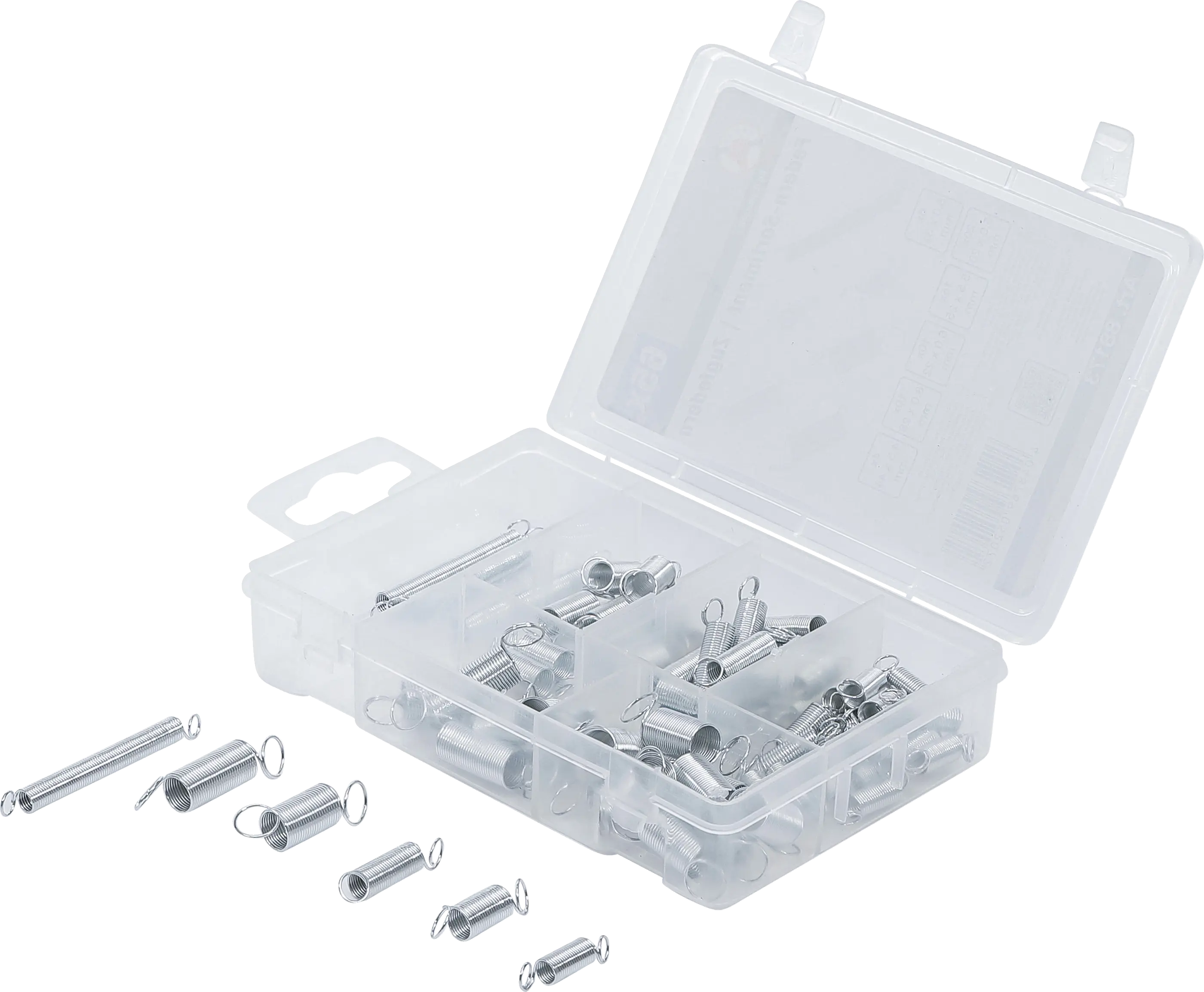 Assortiment de ressorts | ressorts de traction | 65 pièces