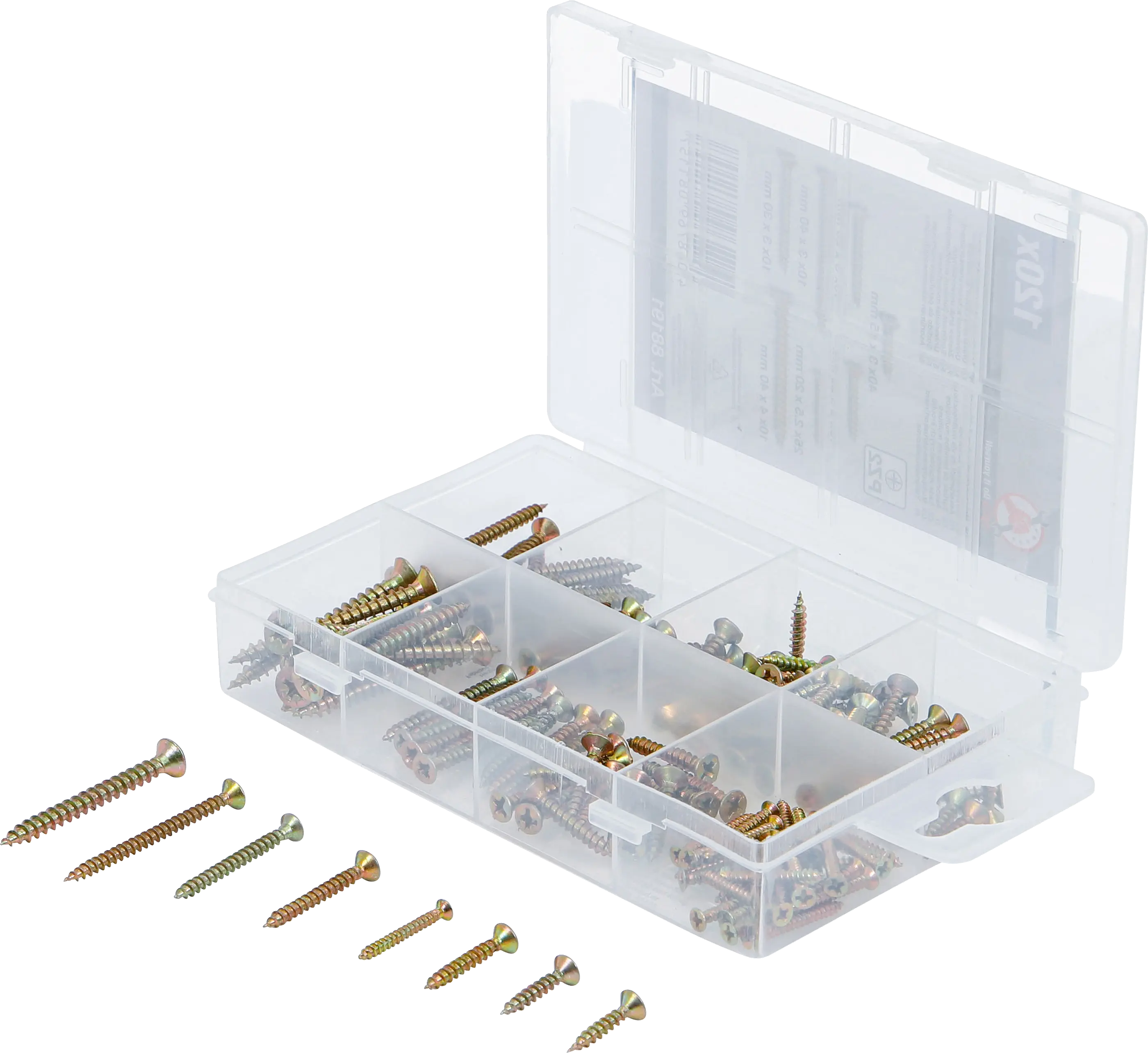 Assortiment de vis multifonctions | cruciforme PZ2 | 120 pièces