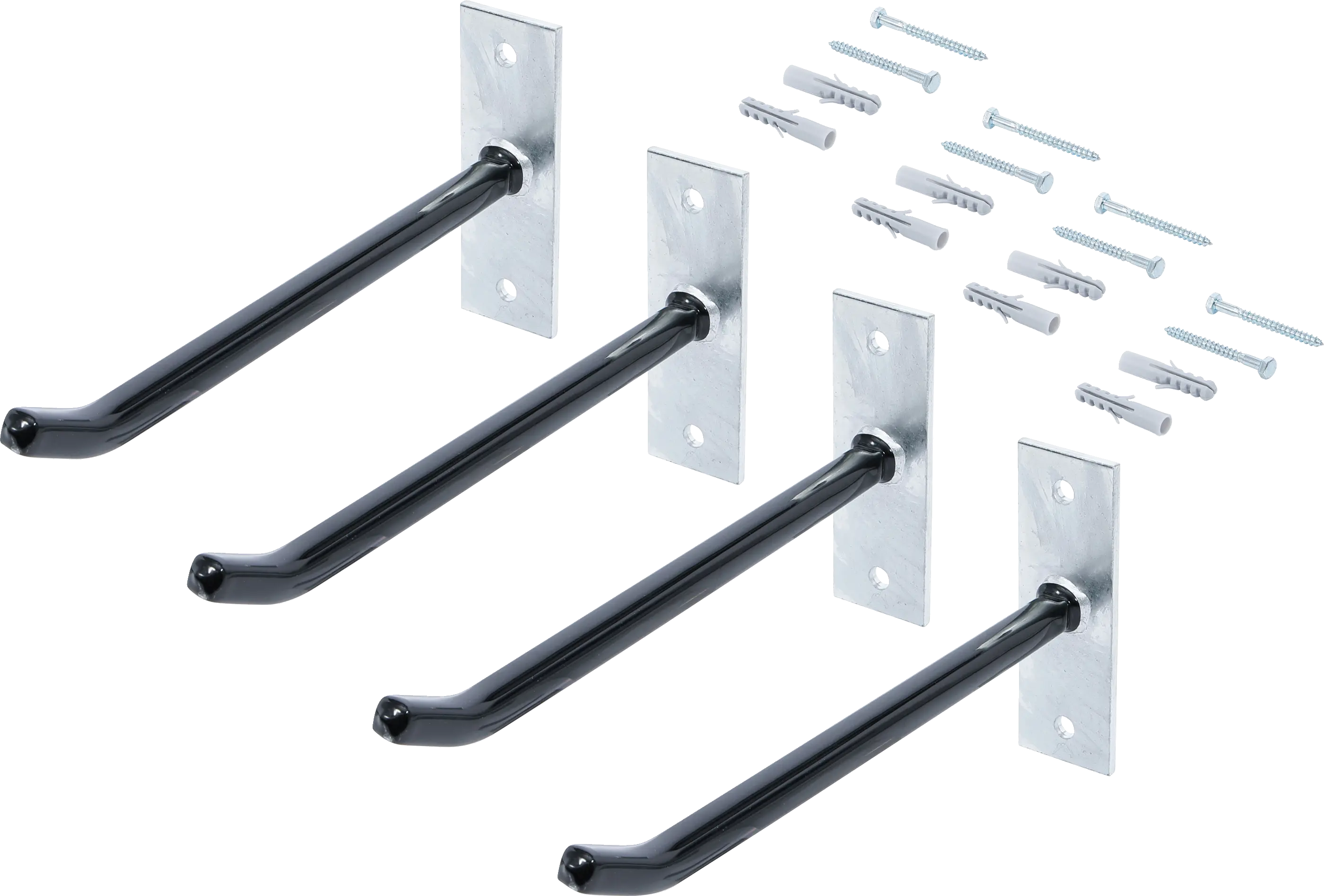 Jeu de crochets muraux pour jantes | 250 mm | 4 pcs.