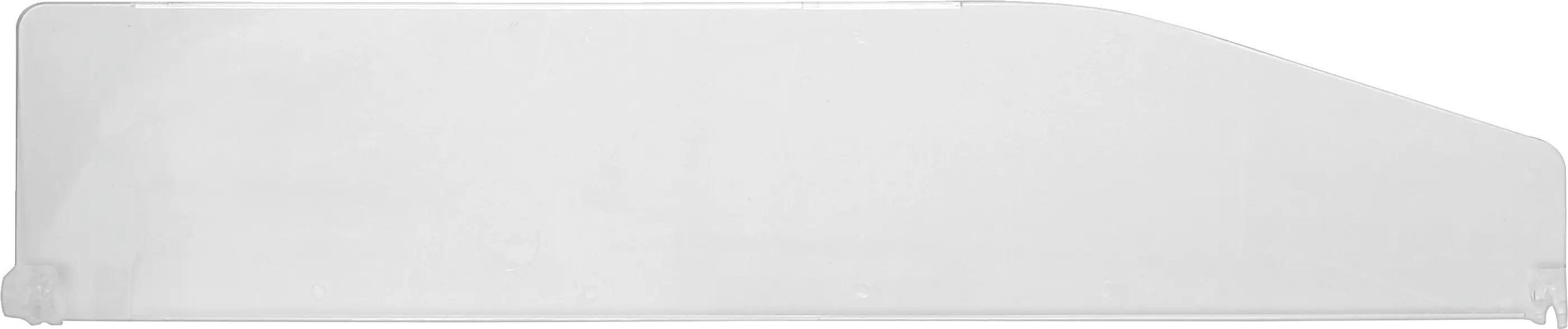 Séparateur en plastique | transparent | 567 x 120 mm