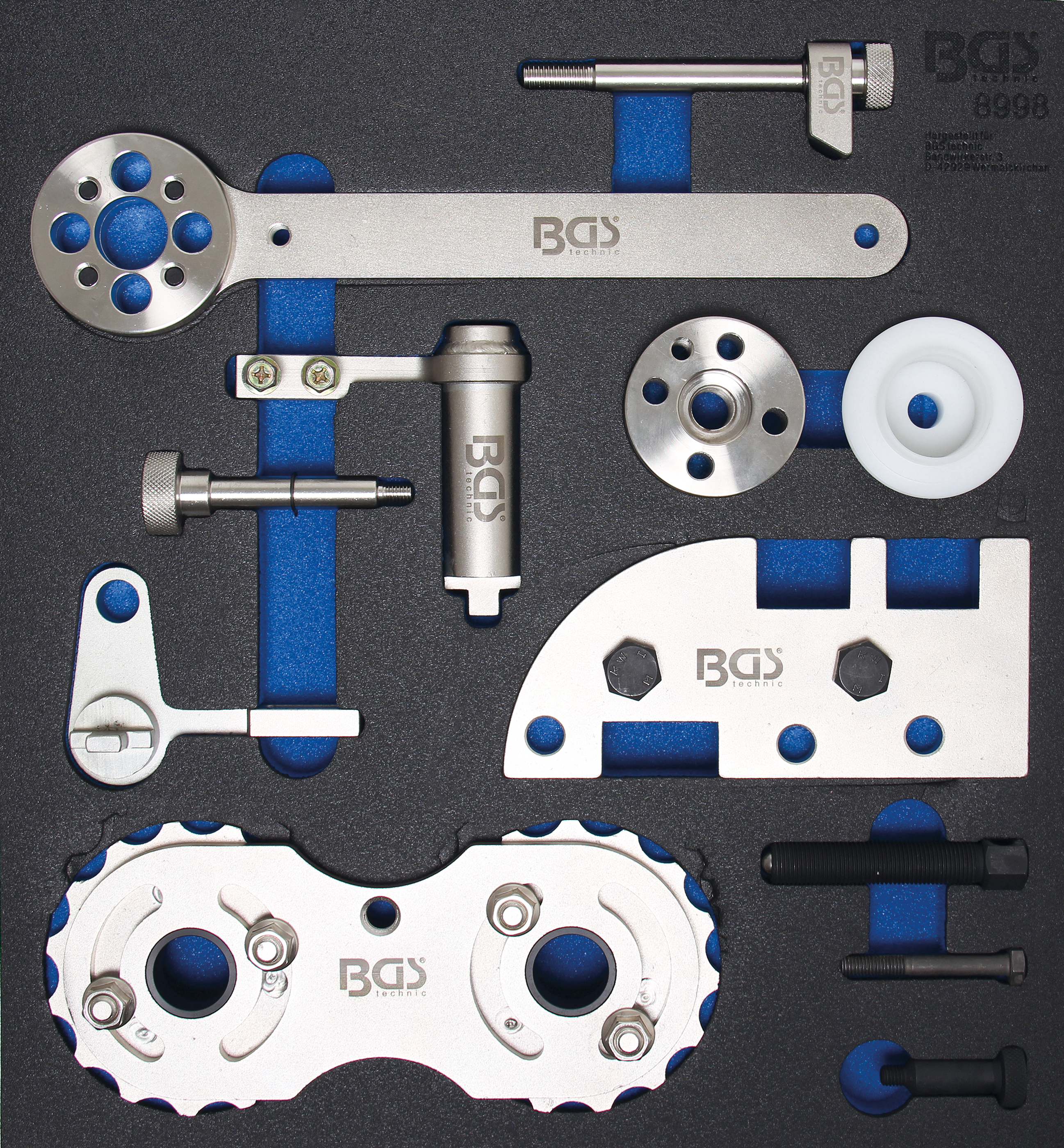 Bgs fbgs4048 bandeja de herramientas de 1 3 para carros de taller lla